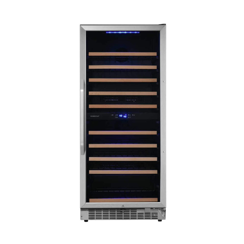 Edgestar Premium 24-Inch 101 Bottle Capacity Built-In Dual Zone Wine Cooler (SAK92835)