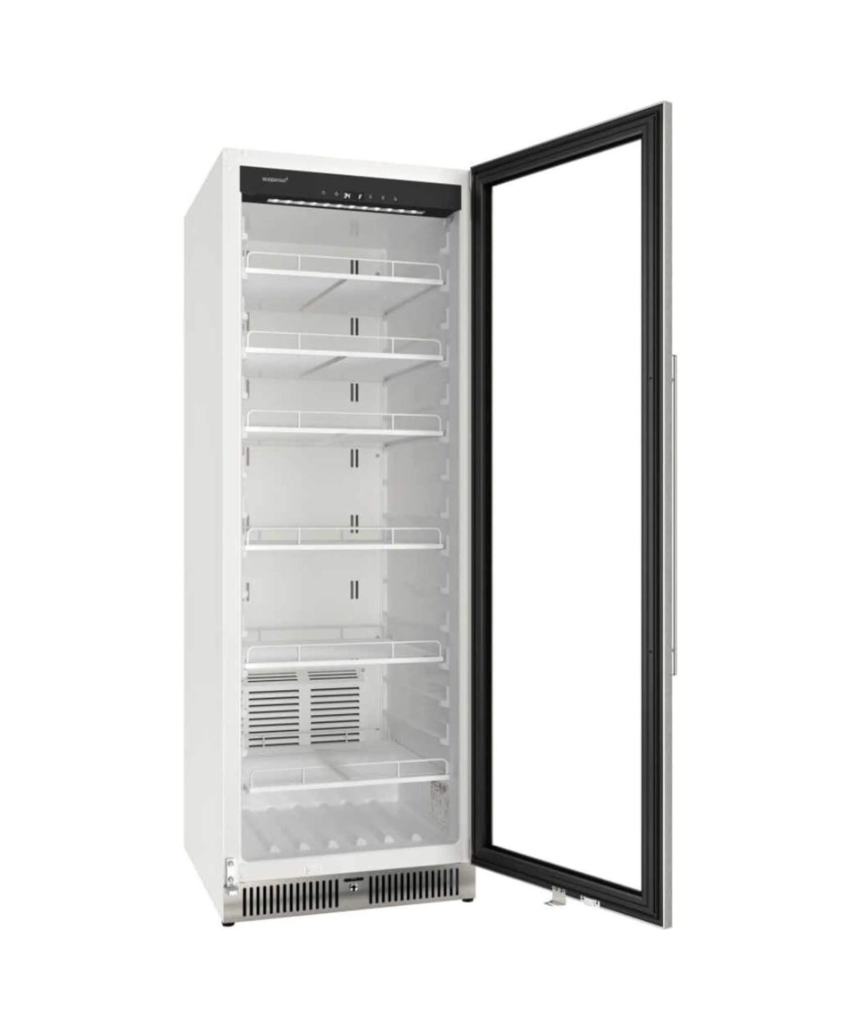 Edgestar 24-Inch 13.7 Cubic Feet Commercial Beverage Merchandiser With Temperature Alarm And Reversible Door [VBM131SS] (SAK62395)