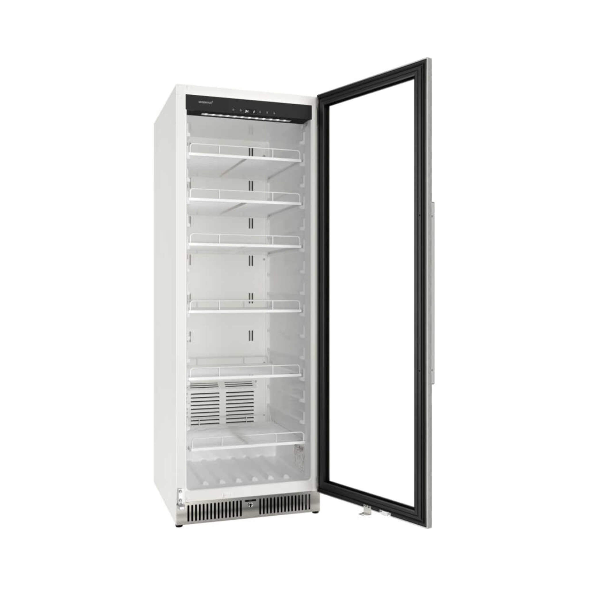 Edgestar 24-Inch 13.7 Cubic Feet Commercial Beverage Merchandiser With Temperature Alarm And Reversible Door [VBM131SS] (SAK62395)