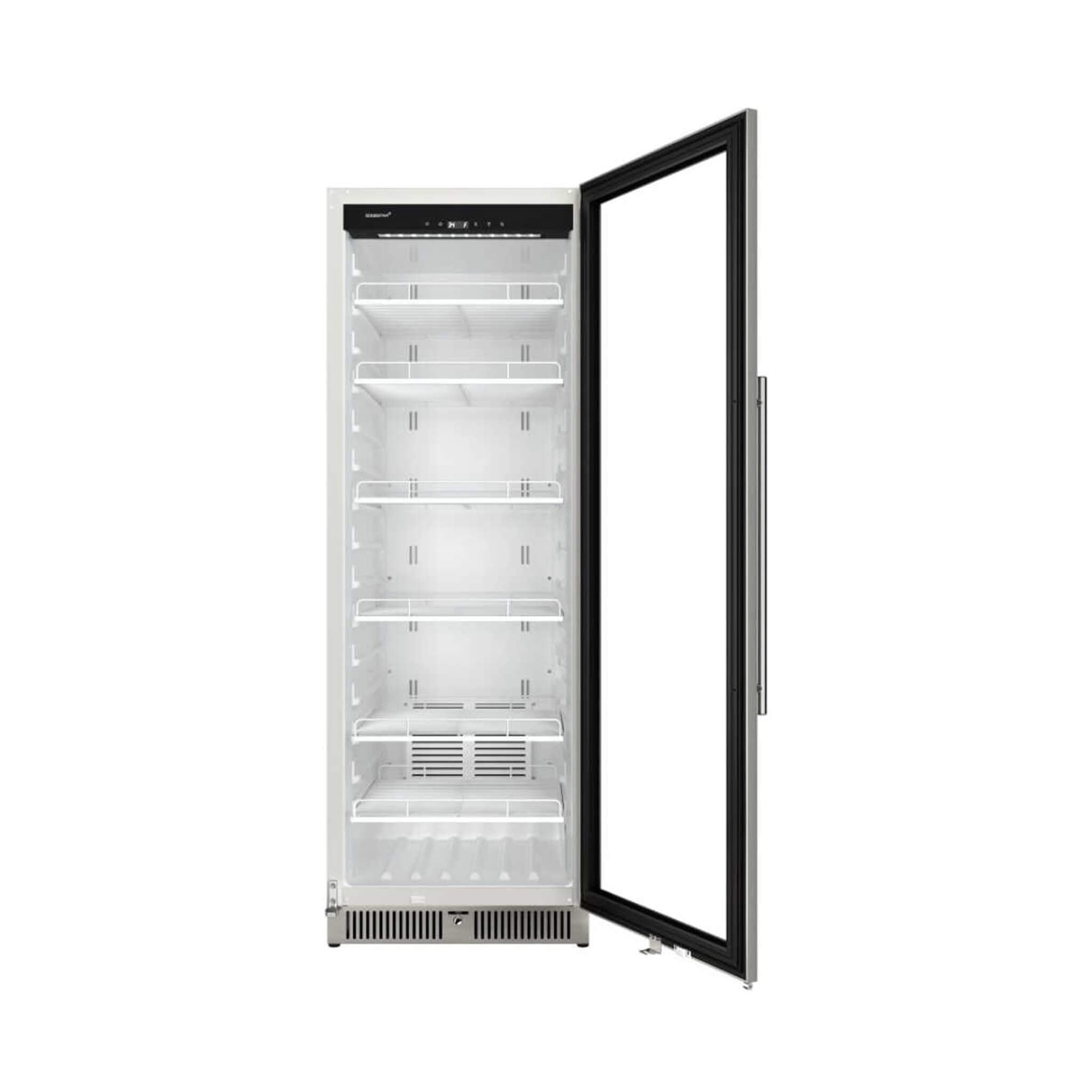 Edgestar 24-Inch 13.7 Cubic Feet Commercial Beverage Merchandiser With Temperature Alarm And Reversible Door [VBM131SS] (SAK62395)