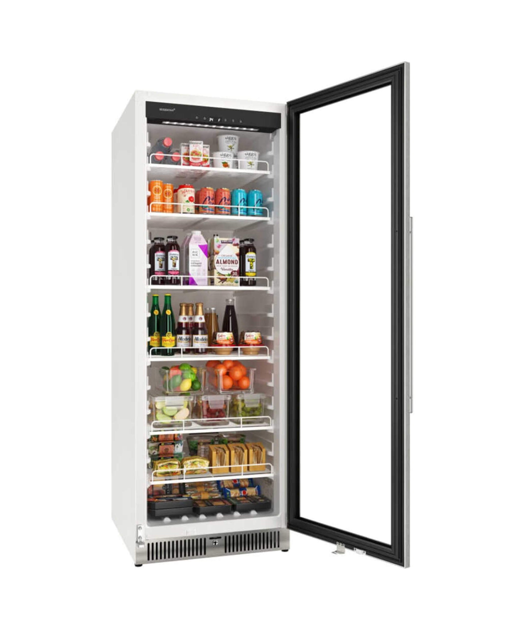 Edgestar 24-Inch 13.7 Cubic Feet Commercial Beverage Merchandiser With Temperature Alarm And Reversible Door [VBM131SS] (SAK62395)