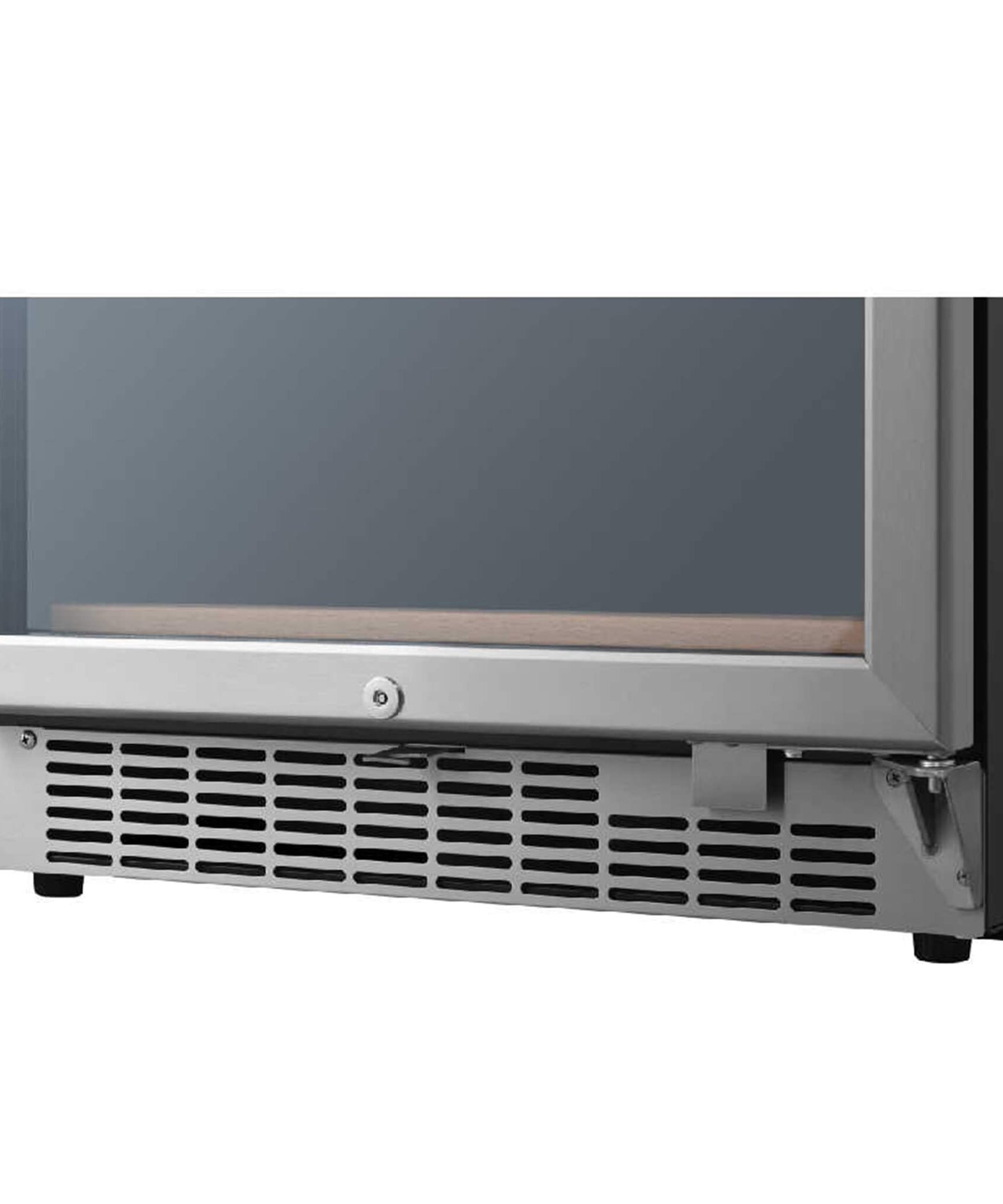 Edgestar 24-Inch 141 Bottle Capacity Freestanding Dual Zone Wine Cooler With Interior Lighting [CWR1552DZ] (SAK49245)
