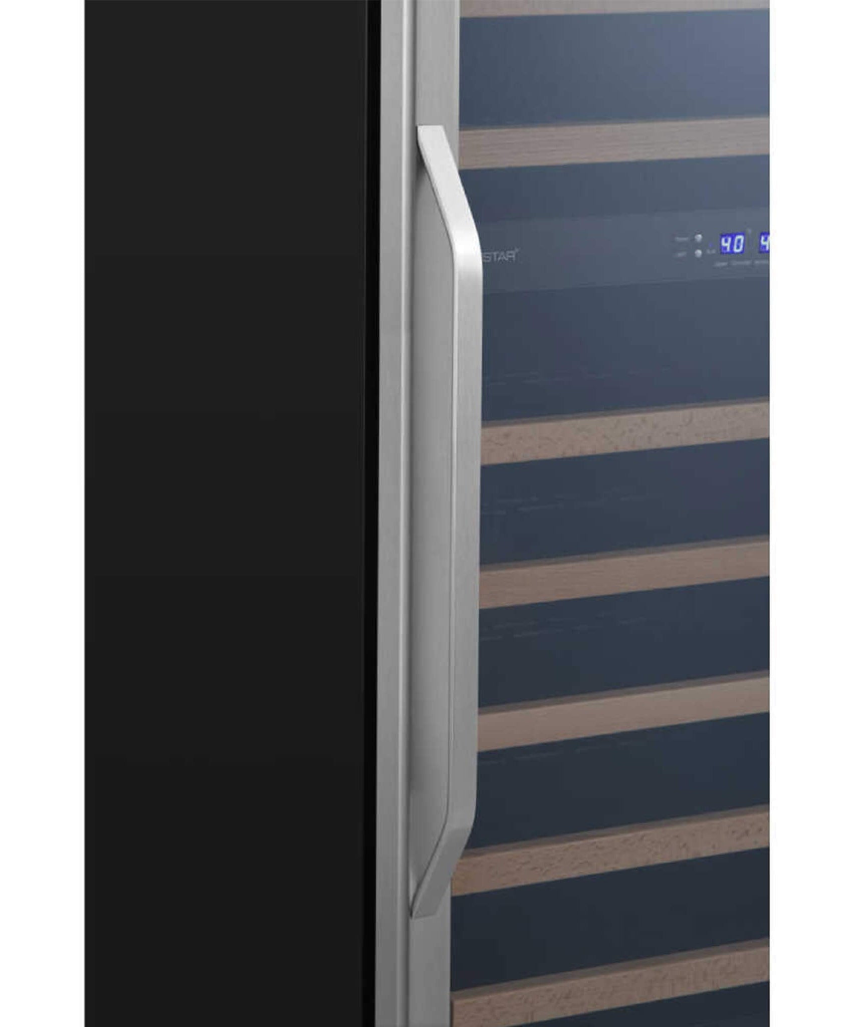 Edgestar 24-Inch 142 Bottle Built-In Dual Zone Double Door Wine Cooler With Door Lock [CWR1553DD] (SAK30742)