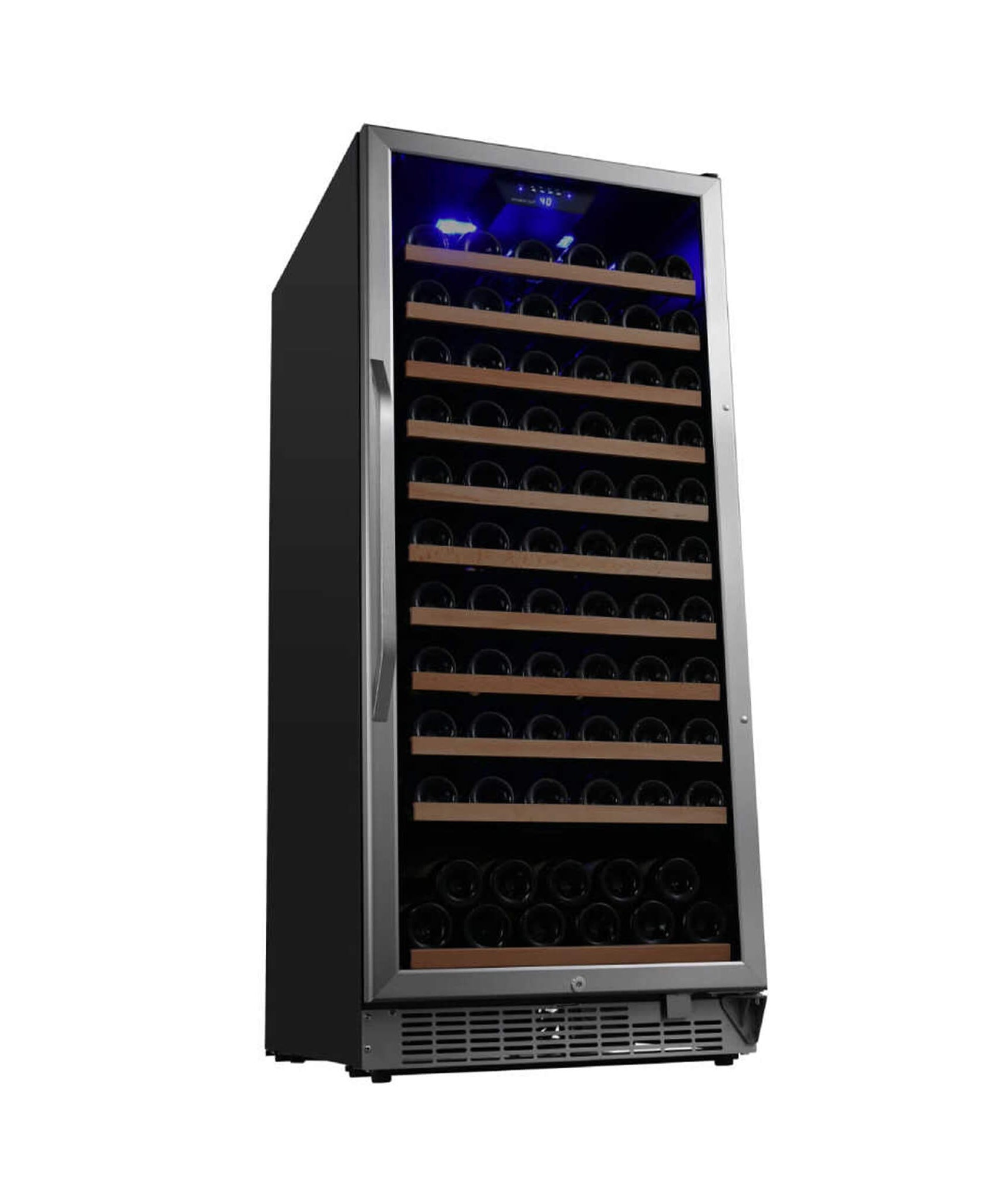 Edgestar 24-Inch Wide 111 Bottle Capacity Freestanding Single Zone Wine Cooler [CWR1212SZ] (SAK68320)