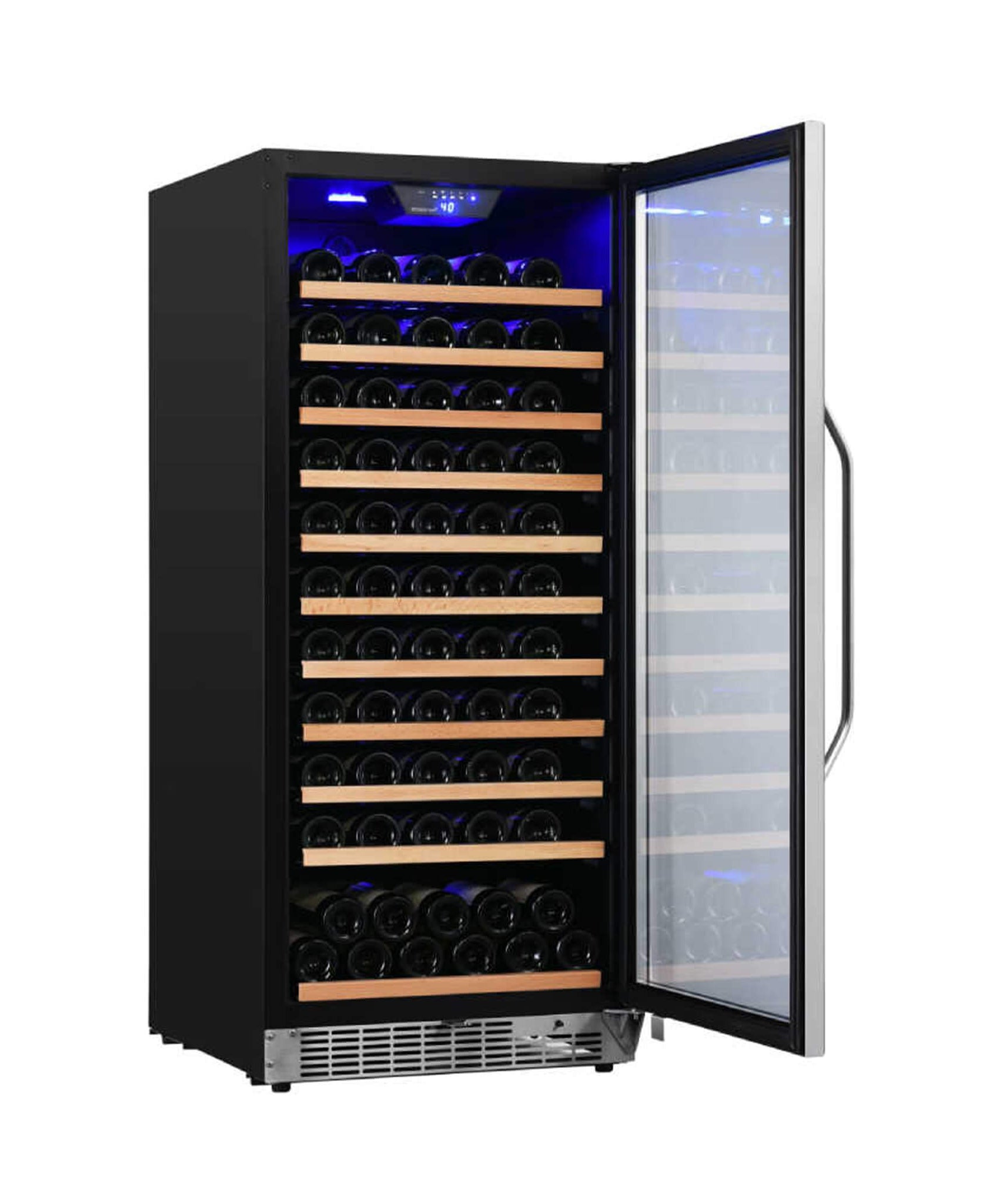 Edgestar 24-Inch Wide 111 Bottle Capacity Freestanding Single Zone Wine Cooler [CWR1212SZ] (SAK68320)