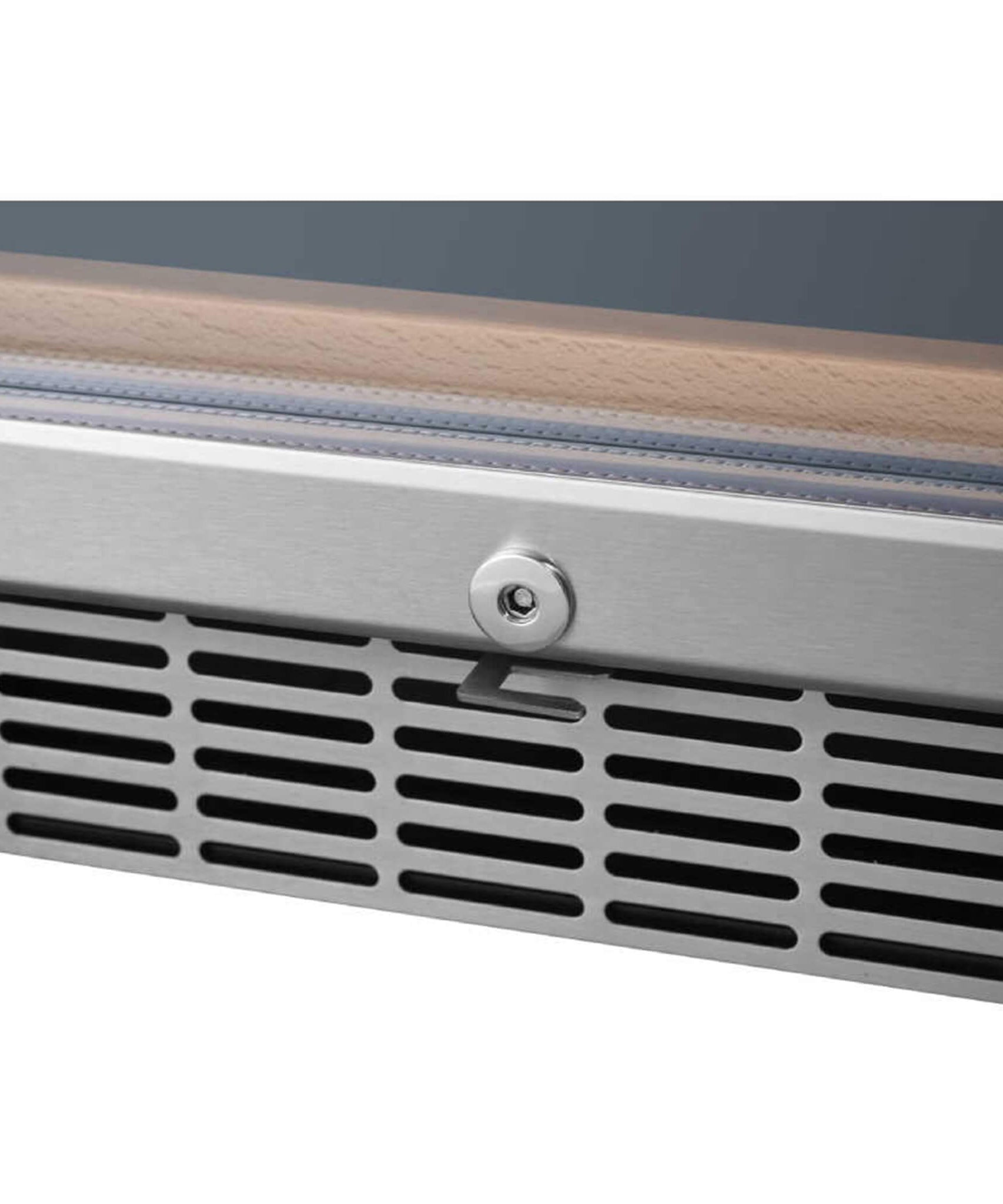 Edgestar 24-Inch Wide 131 Bottle Capacity Built-In Triple Zone Wine Cooler (SAK65891)