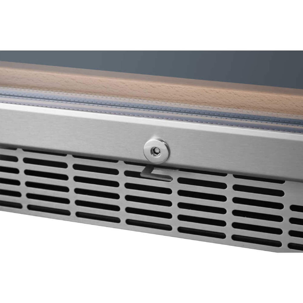 Edgestar 24-Inch Wide 131 Bottle Capacity Built-In Triple Zone Wine Cooler (SAK65891)