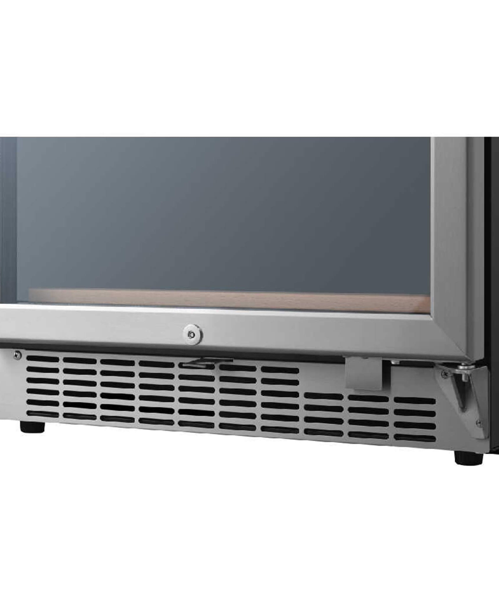 Edgestar 24-Inch Wide 131 Bottle Capacity Built-In Triple Zone Wine Cooler (SAK65891)