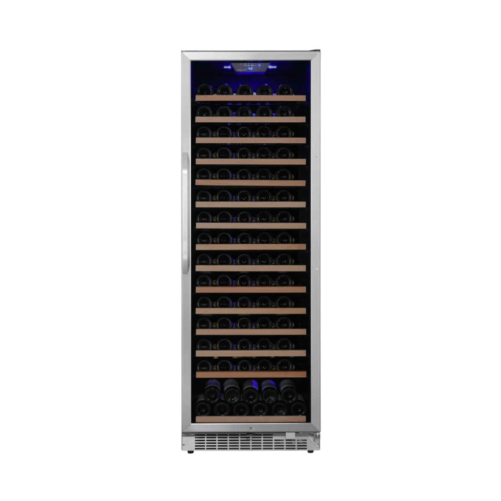 Edgestar 24-Inch Wide 151 Bottle Capacity Freestanding Single Zone Wine Cooler With Even Cooling Technology (SAK30756)