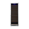 Edgestar 24-Inch Wide 151 Bottle Capacity Freestanding Single Zone Wine Cooler With Even Cooling Technology (SAK30756)