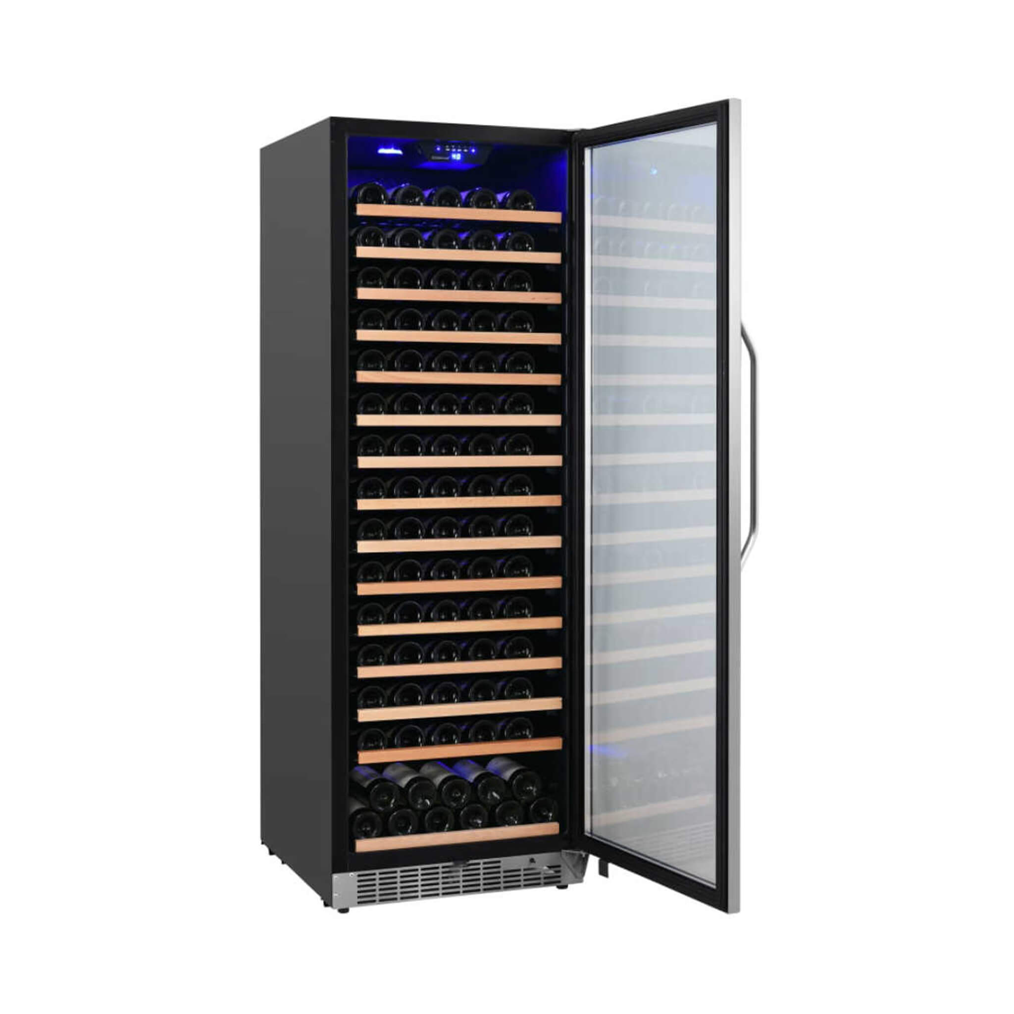 Edgestar 24-Inch Wide 151 Bottle Capacity Freestanding Single Zone Wine Cooler With Even Cooling Technology (SAK30756)