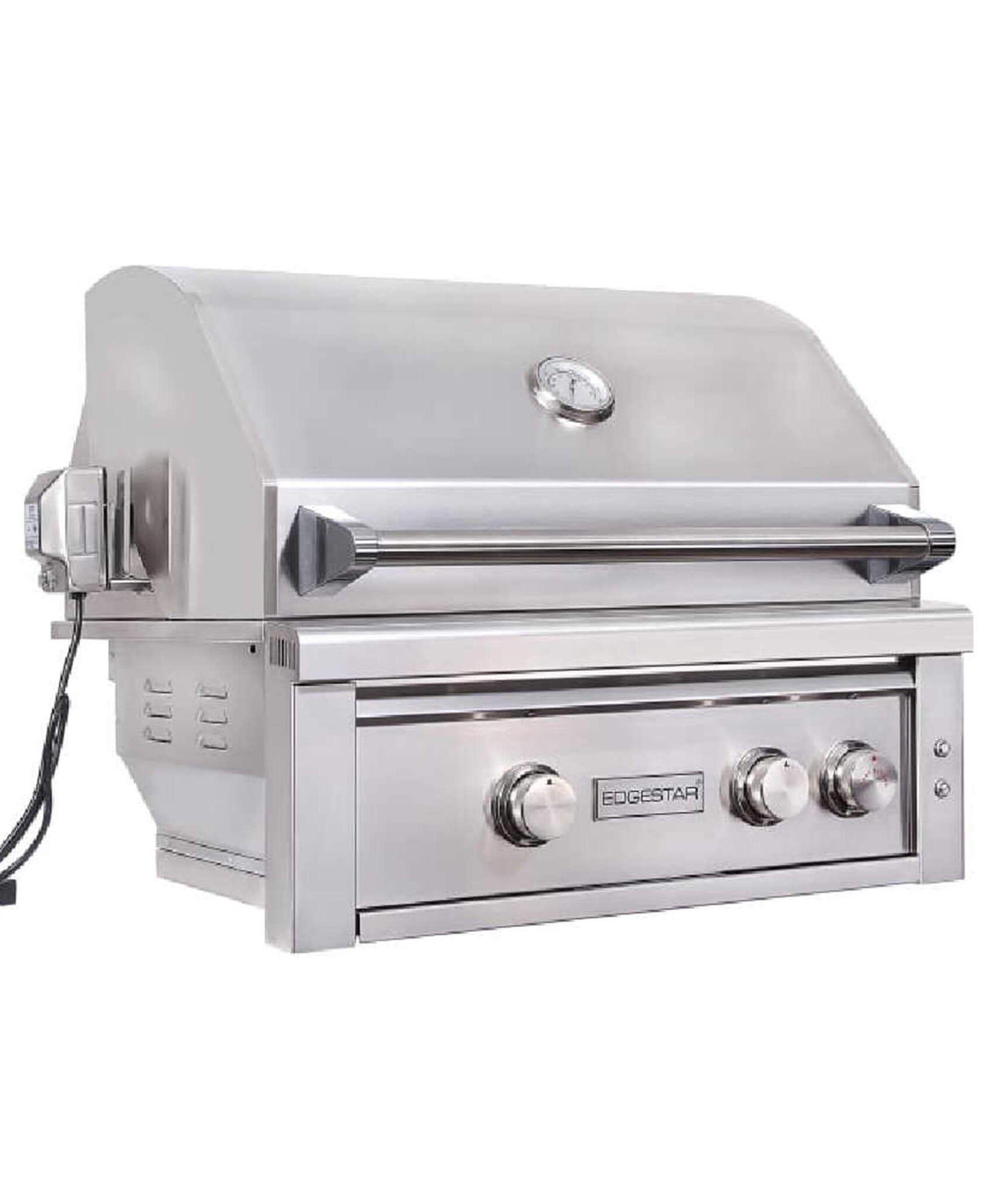 Edgestar 60K BTU 30-Inch Built-In Grill Kit With Insulated Jacket And Double Access Doors [GRL300IBKIT] (SAK82568)