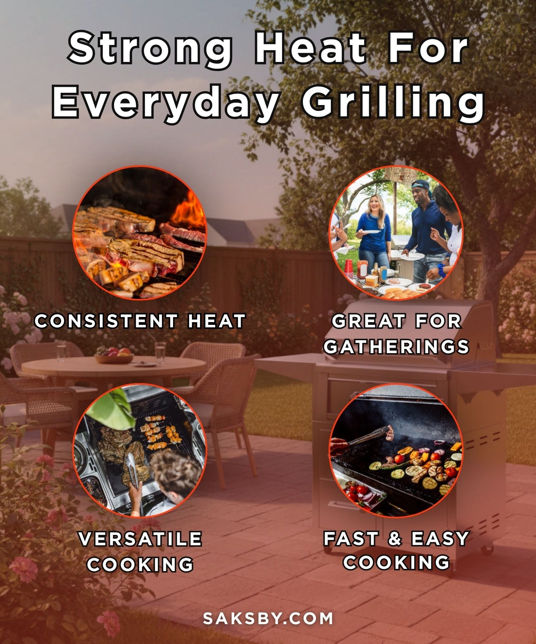 Edgestar 60K BTU 30-Inch Freestanding LED Lighting Grill And Cart With Rotisserie (SAK63985)