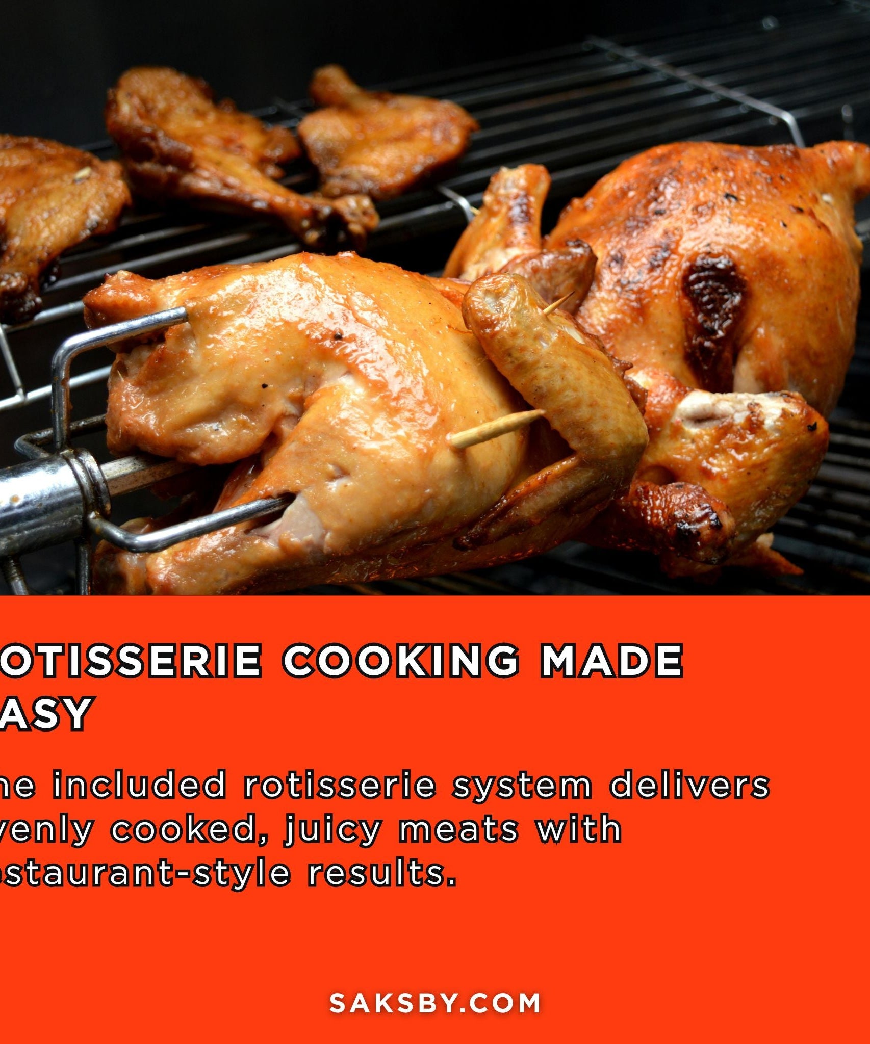 Edgestar 60K BTU 30-Inch Outdoor Built-In Grill With Rotisserie And LED Lighting (SAK52871)