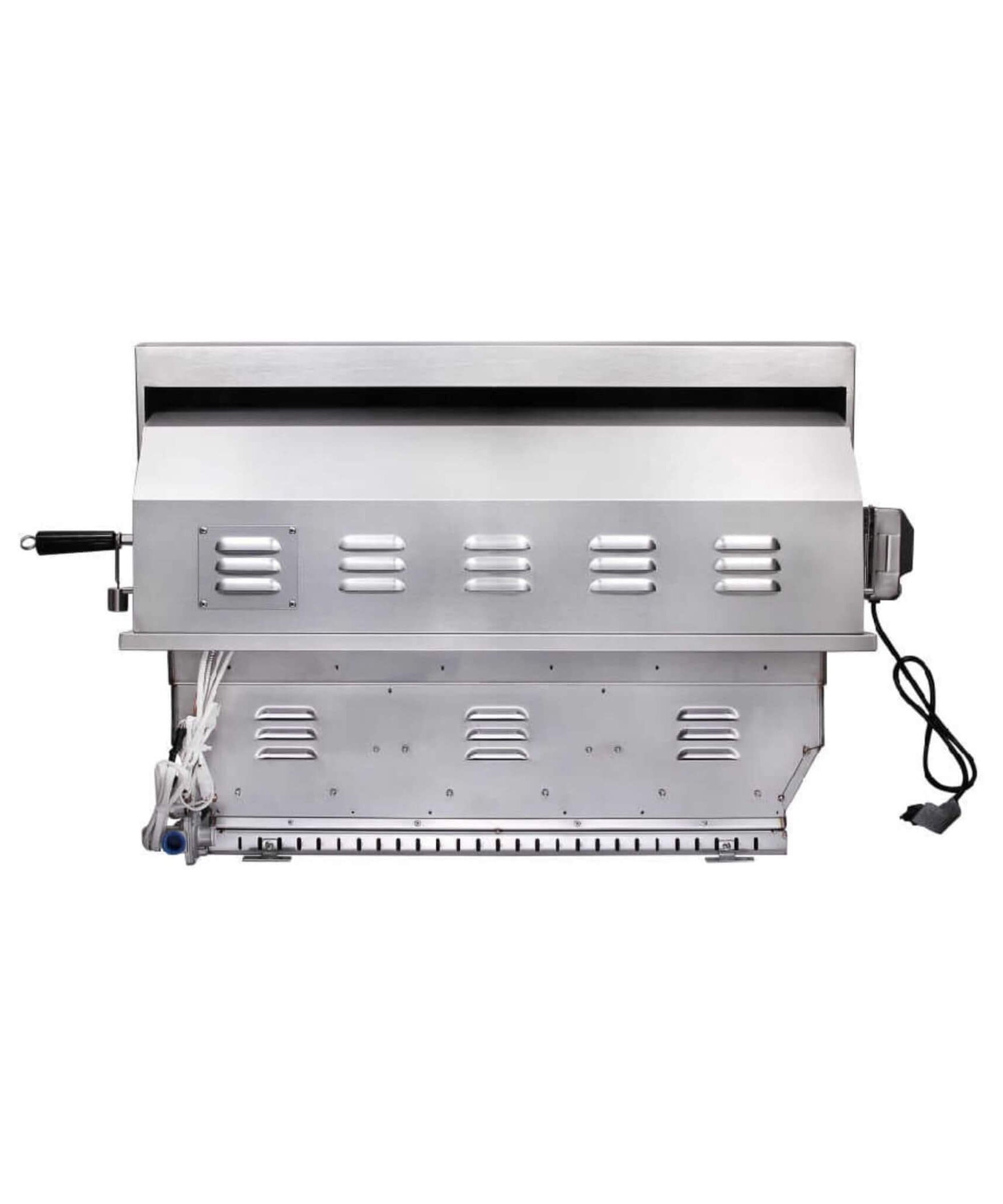 Edgestar 60K BTU 30-Inch Freestanding LED Lighting Grill And Cart With Rotisserie (SAK63985)
