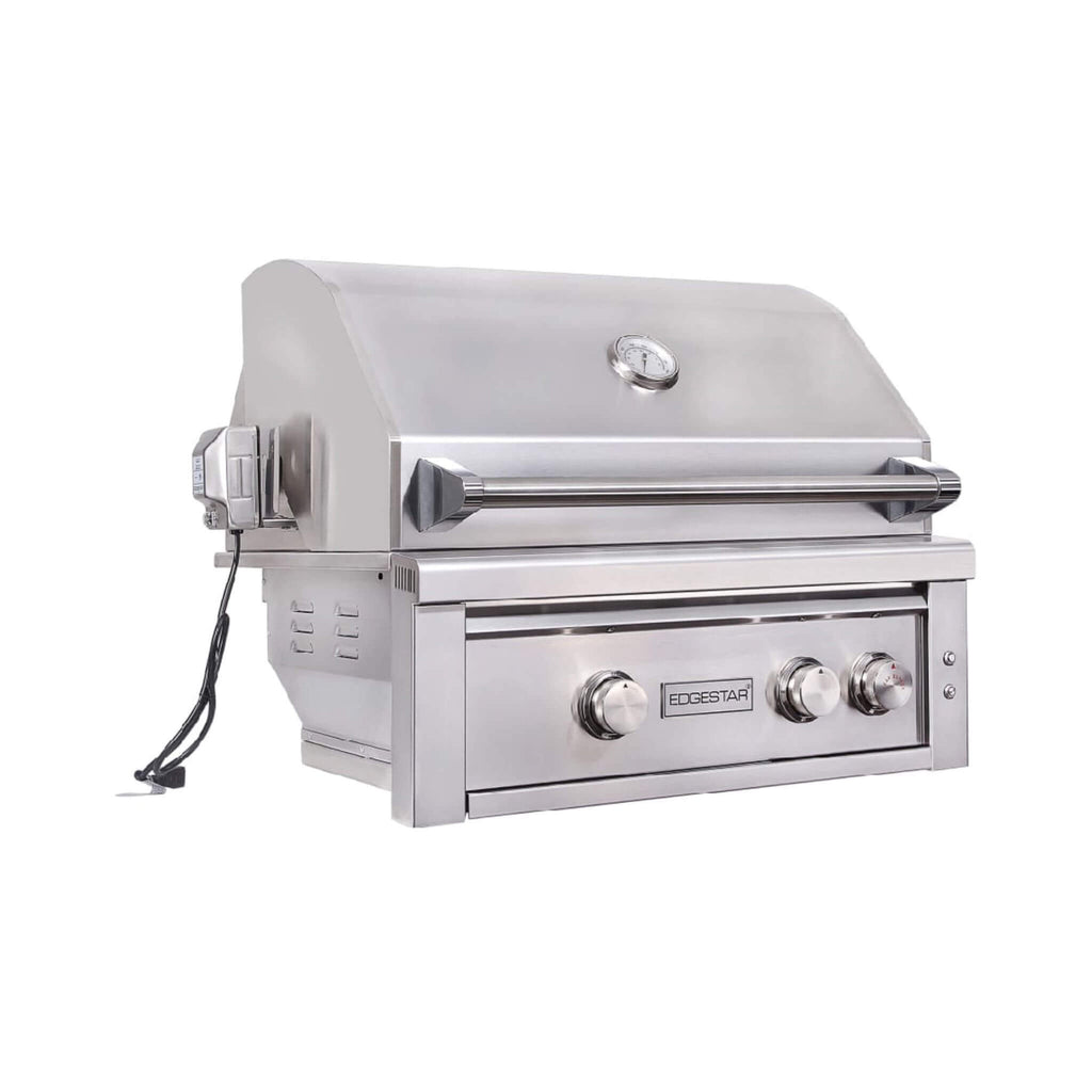 Edgestar 60K BTU 30-Inch Outdoor Built-In Grill With Rotisserie And LED Lighting (SAK52871)