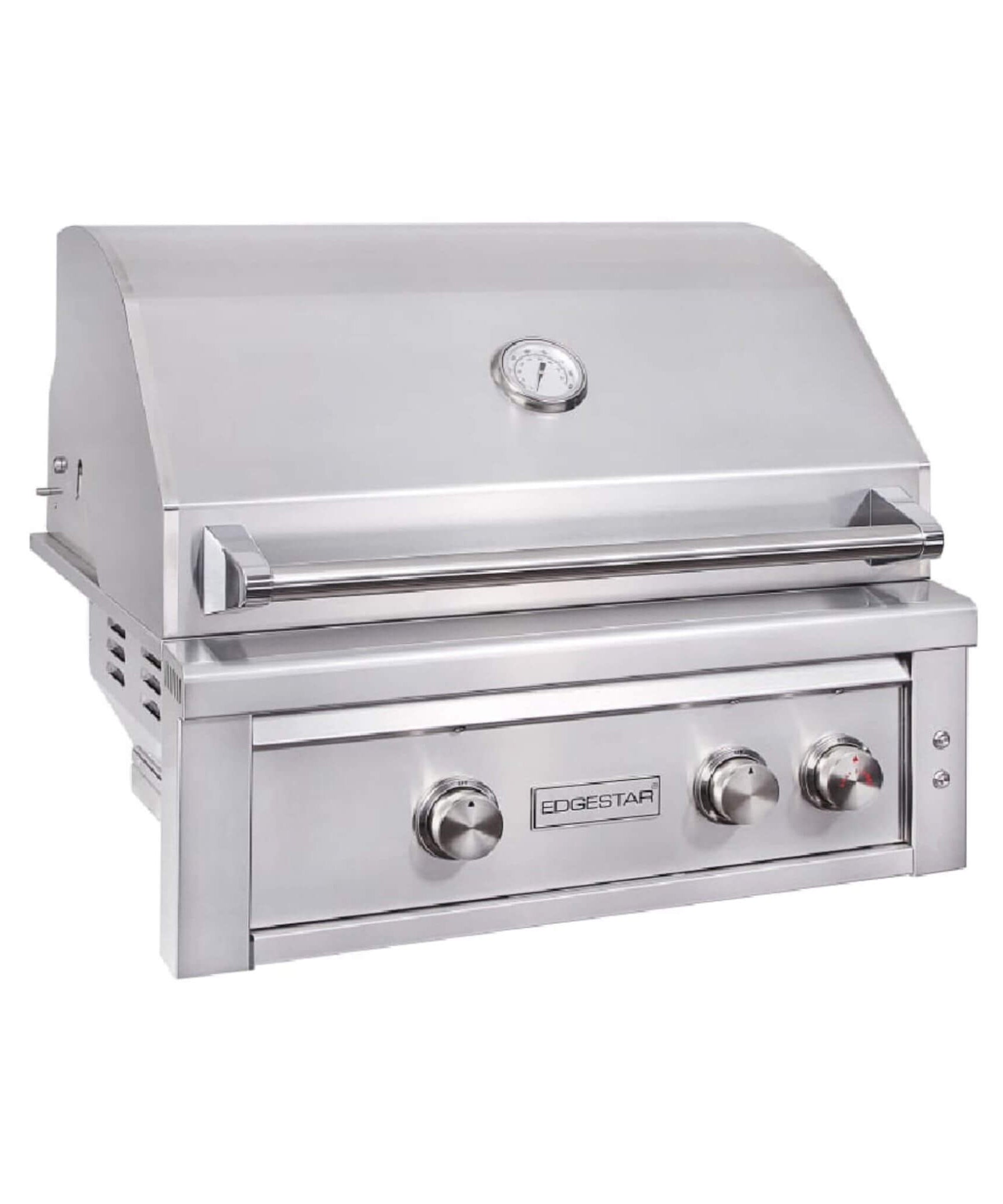 Edgestar 60K BTU 30-Inch Freestanding LED Lighting Grill And Cart With Rotisserie (SAK63985)