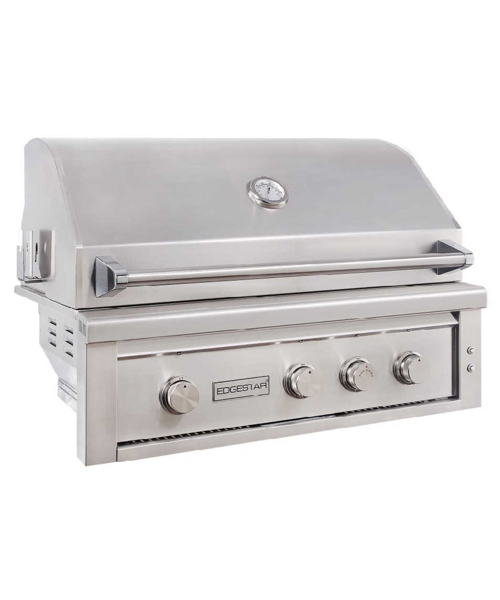 Edgestar 89K BTU 36-Inch Built-In Grill With Insulated Jacket And Double Access Doors [GRL360IBKIT] (SAK78429)
