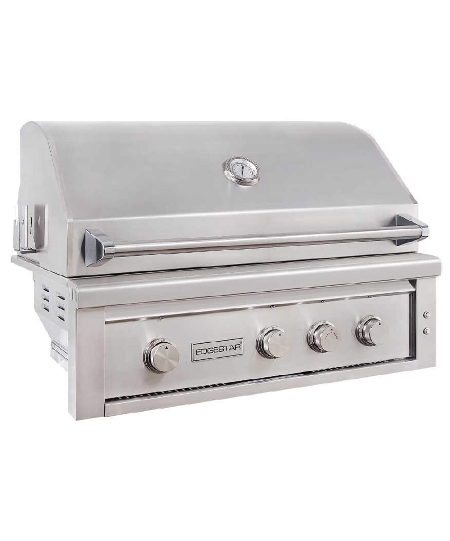 Edgestar 89K BTU 36-Inch Built-In Grill With Rotisserie And LED Lighting (SAK49230)