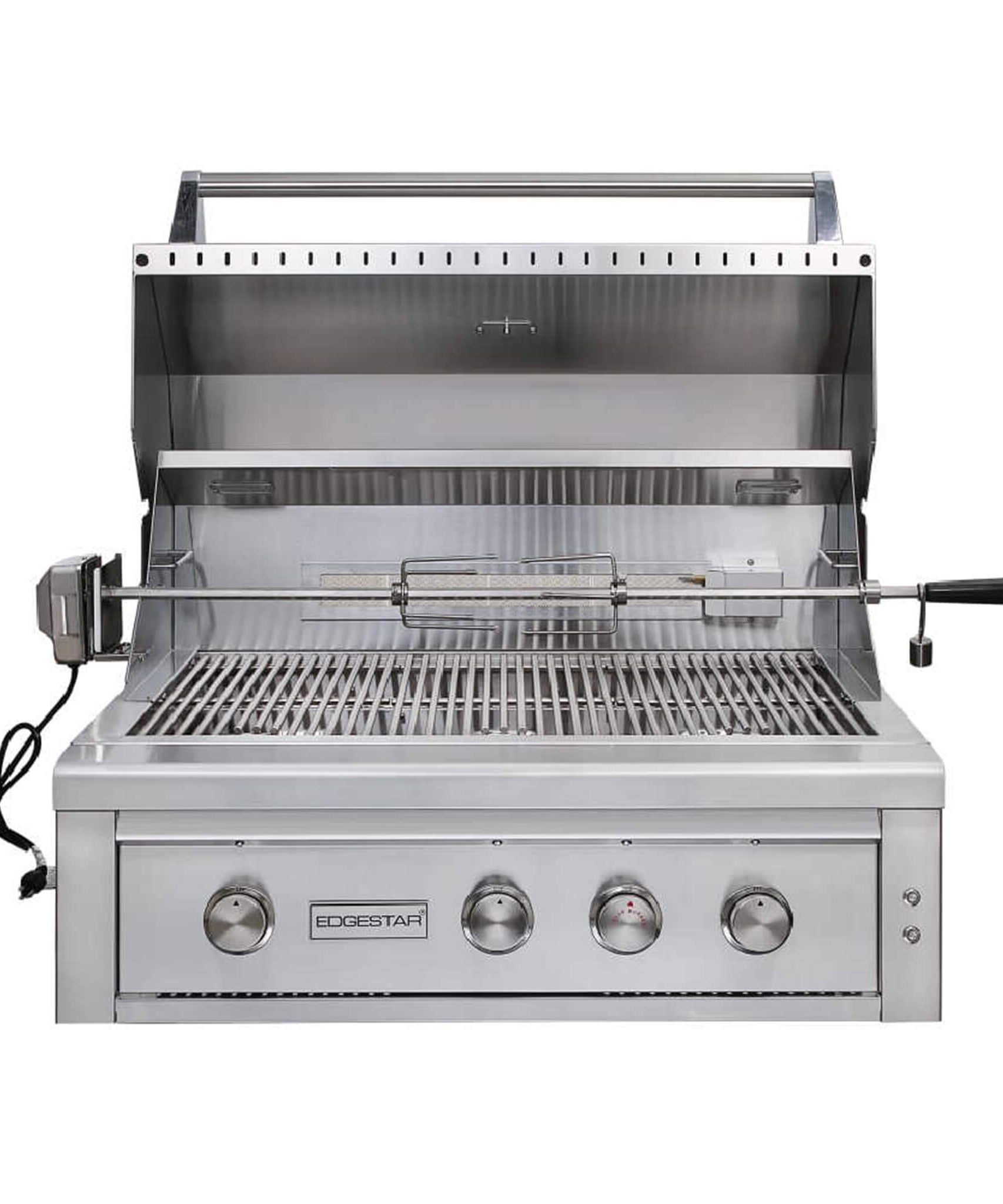 Edgestar 89K BTU 36-Inch Built-In Grill With Rotisserie And LED Lighting (SAK49230)