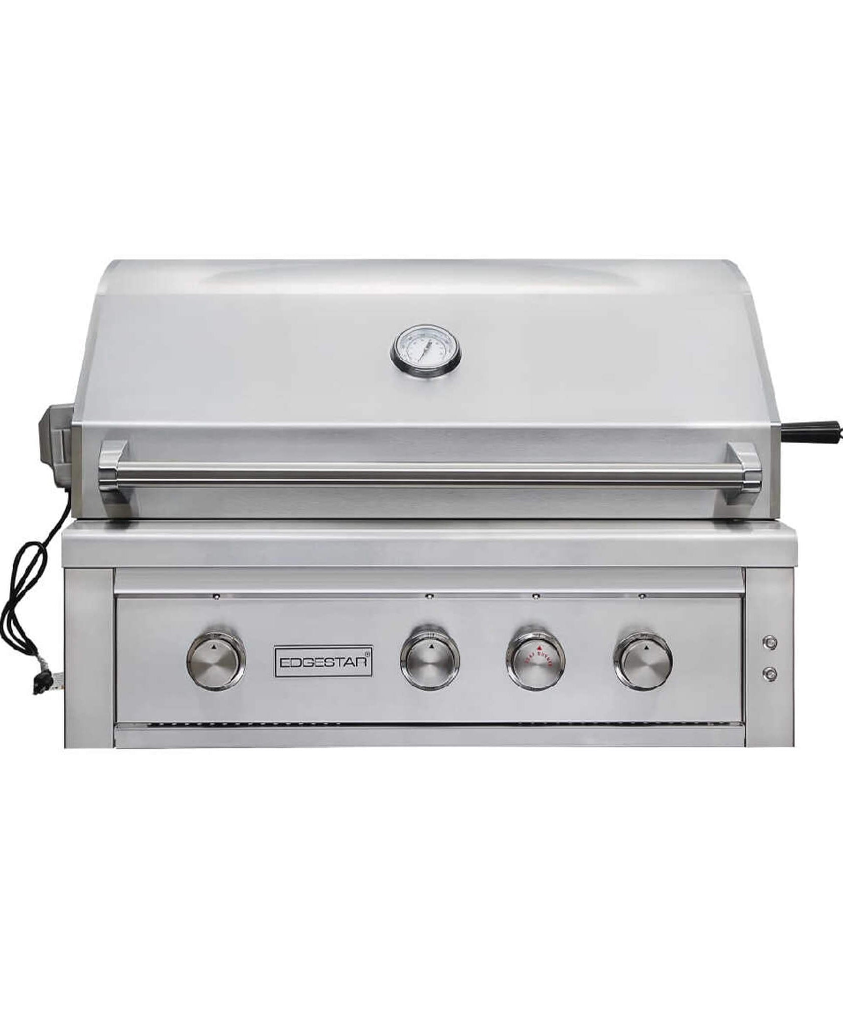 Edgestar 89K BTU 36-Inch Built-In Grill With Rotisserie And LED Lighting (SAK49230)