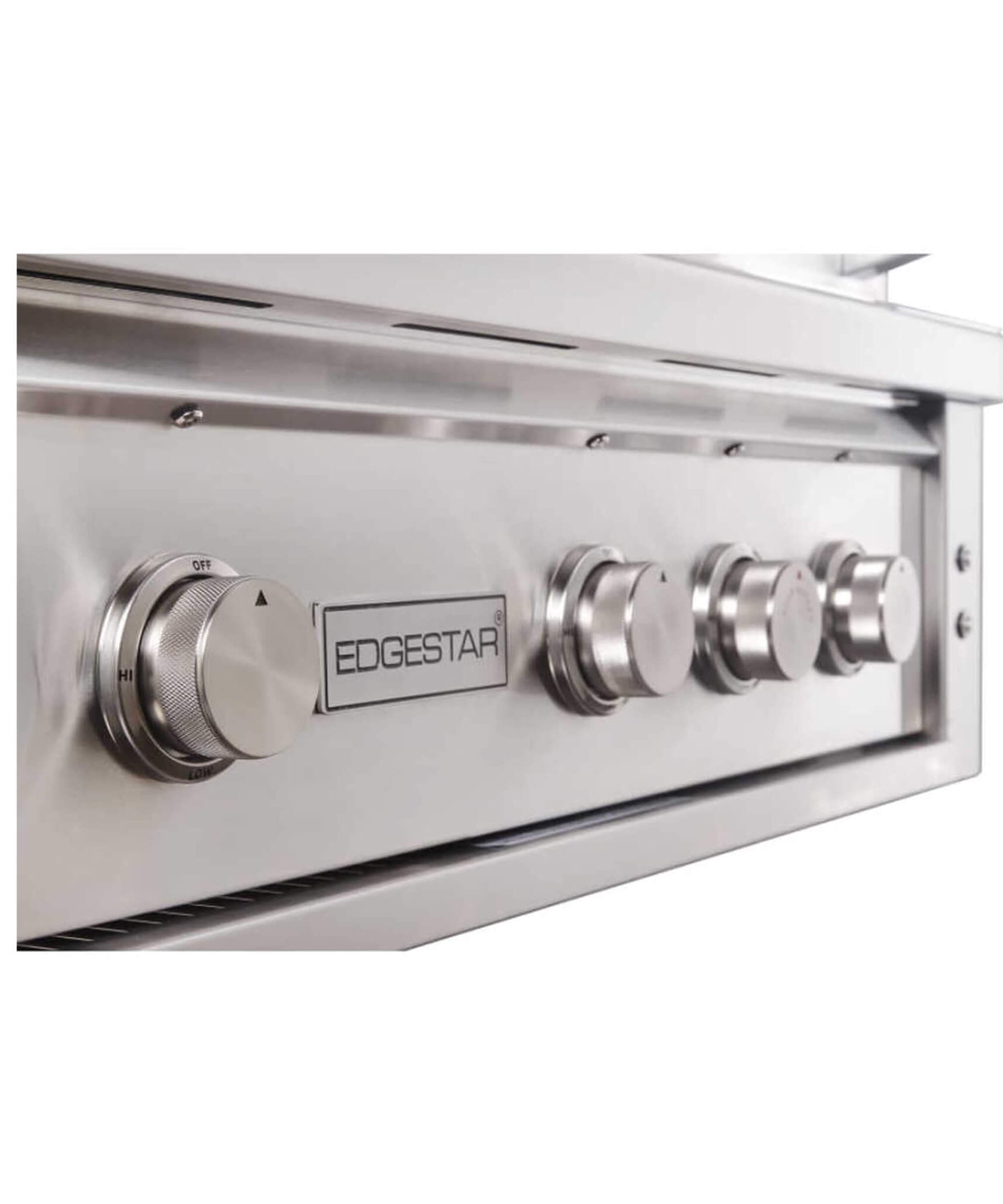 Edgestar 89K BTU 36-Inch Built-In Grill With Rotisserie And LED Lighting (SAK49230)