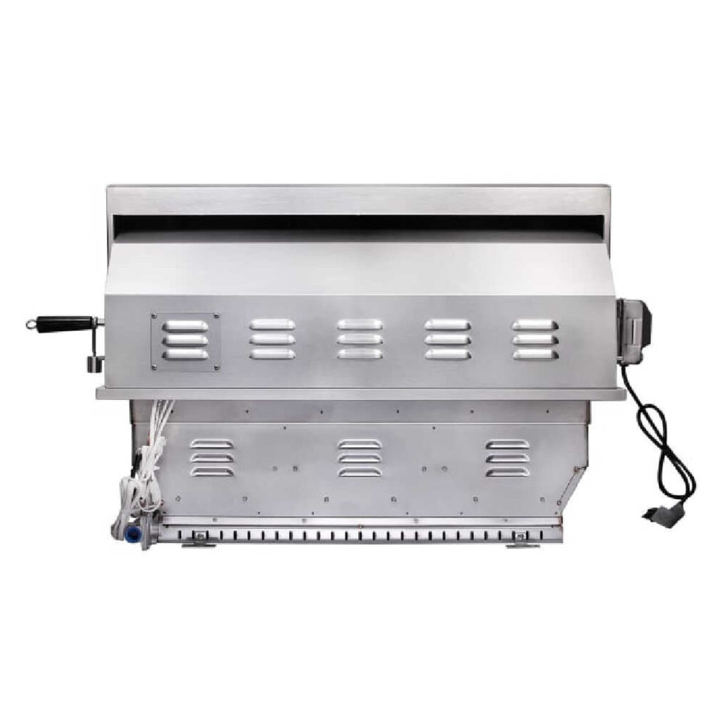 Edgestar 89K BTU 36-Inch Freestanding LED Lighting Grill And Cart With Rotisserie (SAK85914)