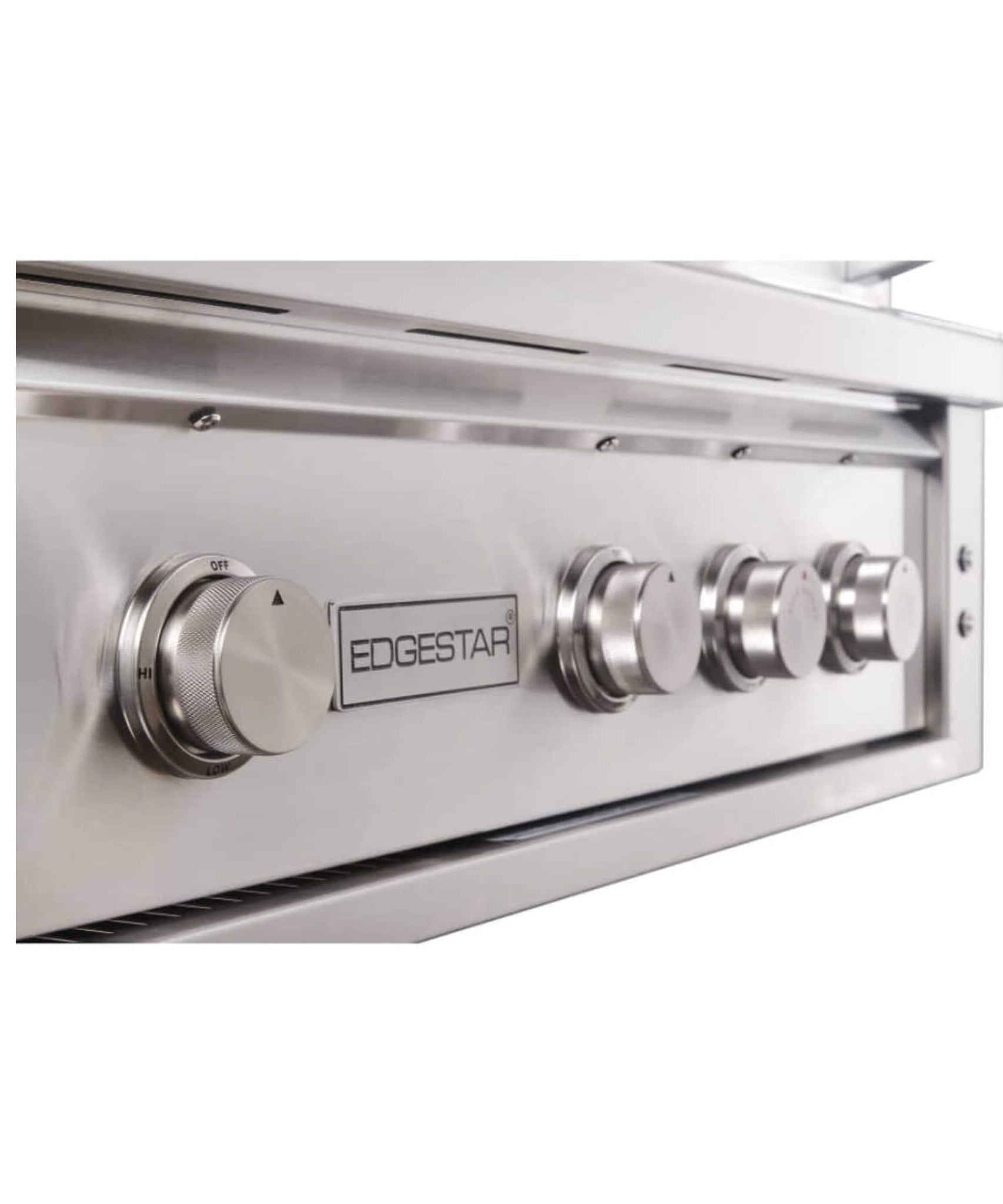 Edgestar 89K BTU 36-Inch Freestanding LED Lighting Grill And Cart With Rotisserie (SAK85914)