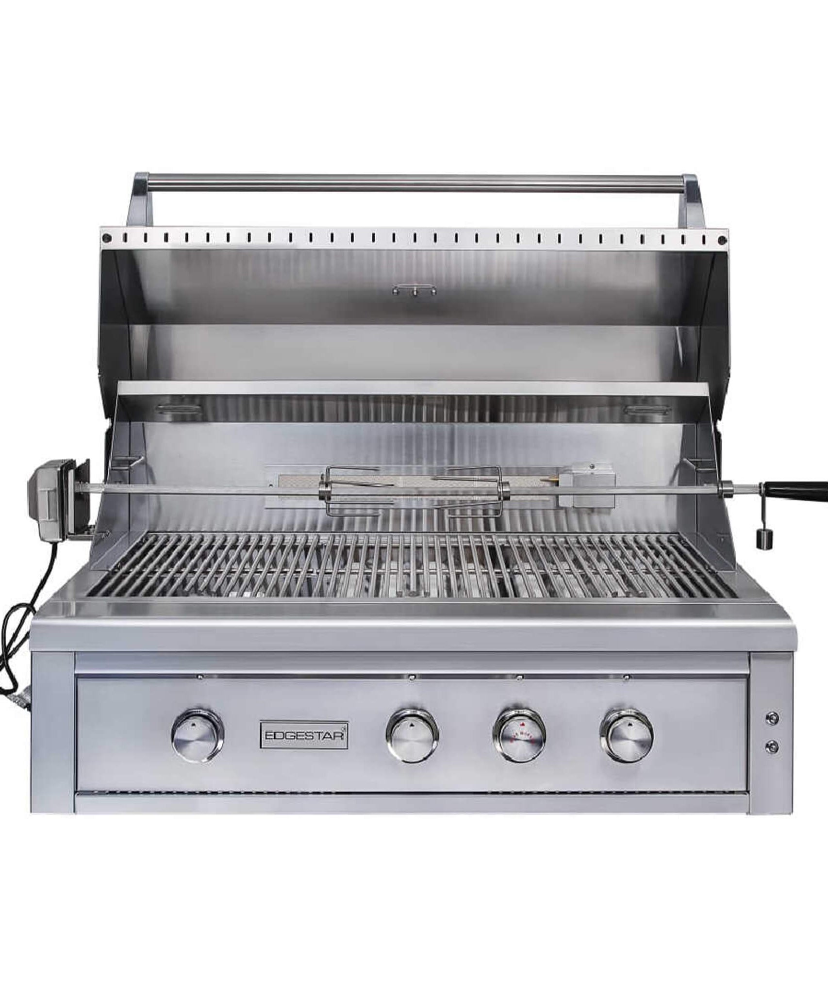 Edgestar 89K BTU 42-Inch Built-In Grill With Rotisserie And LED Lighting (SAK17368)