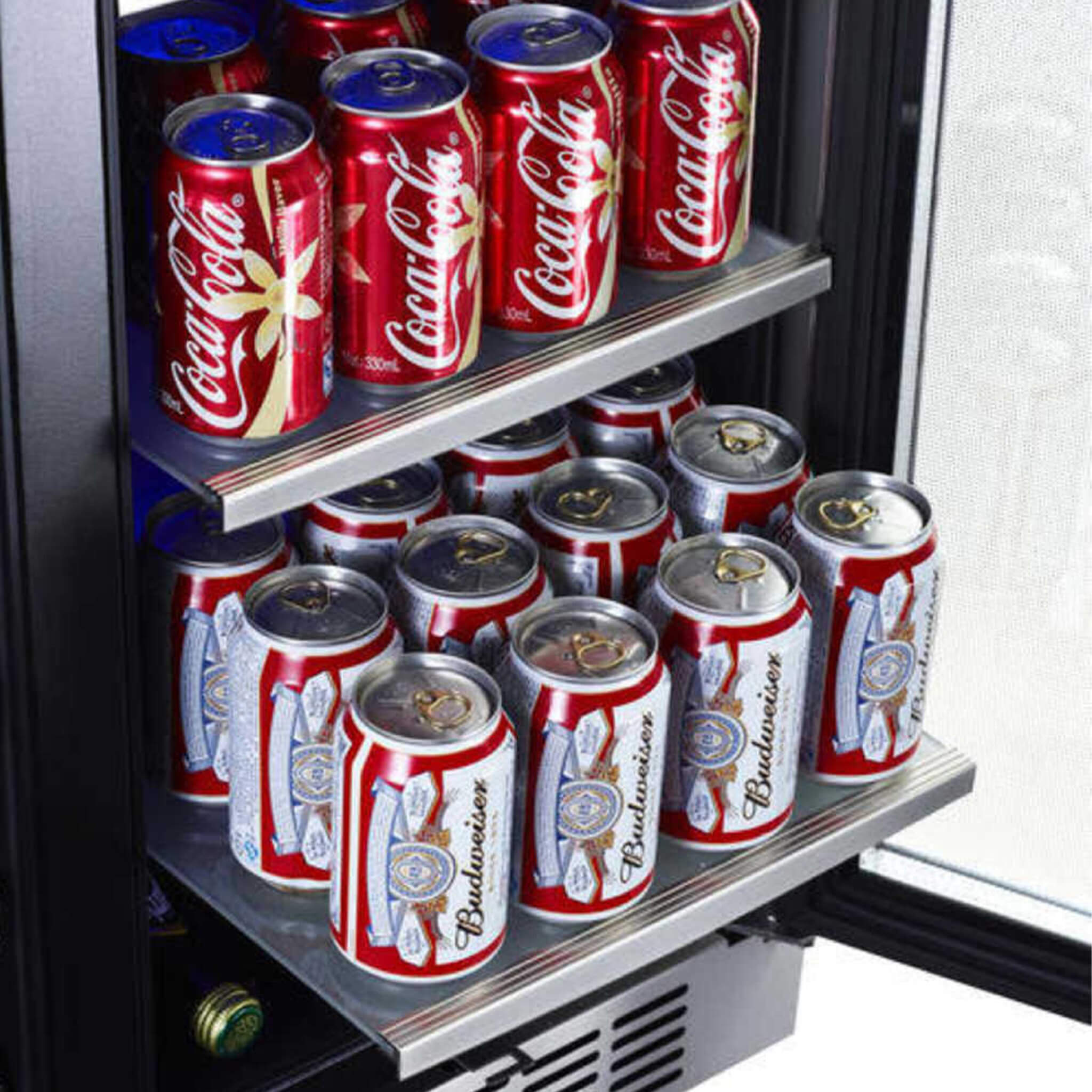 Edgestar 30-Inch Wide 28 Bottle Built In Dual Zone Beverage Center With 86 Can Capacity (SAK35972)