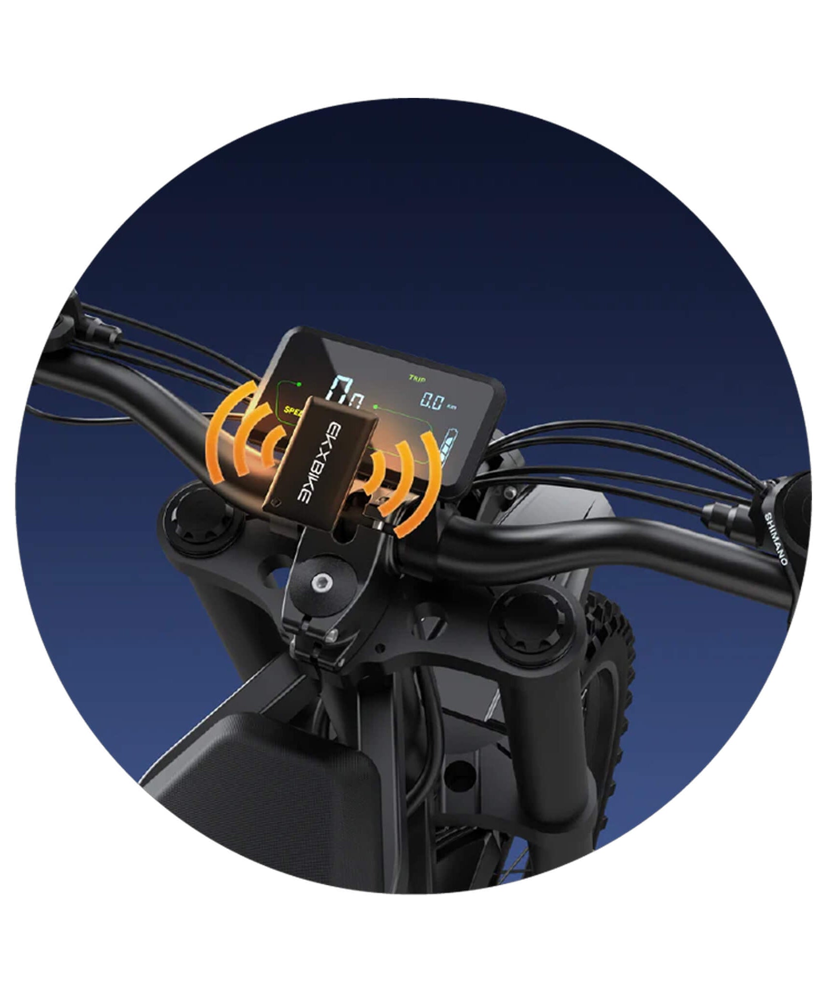 EKX E6 3000W 52V/40AH Premium Electric Carbon Steel Off-Road Mountain Dirt Bike (SAK18315)