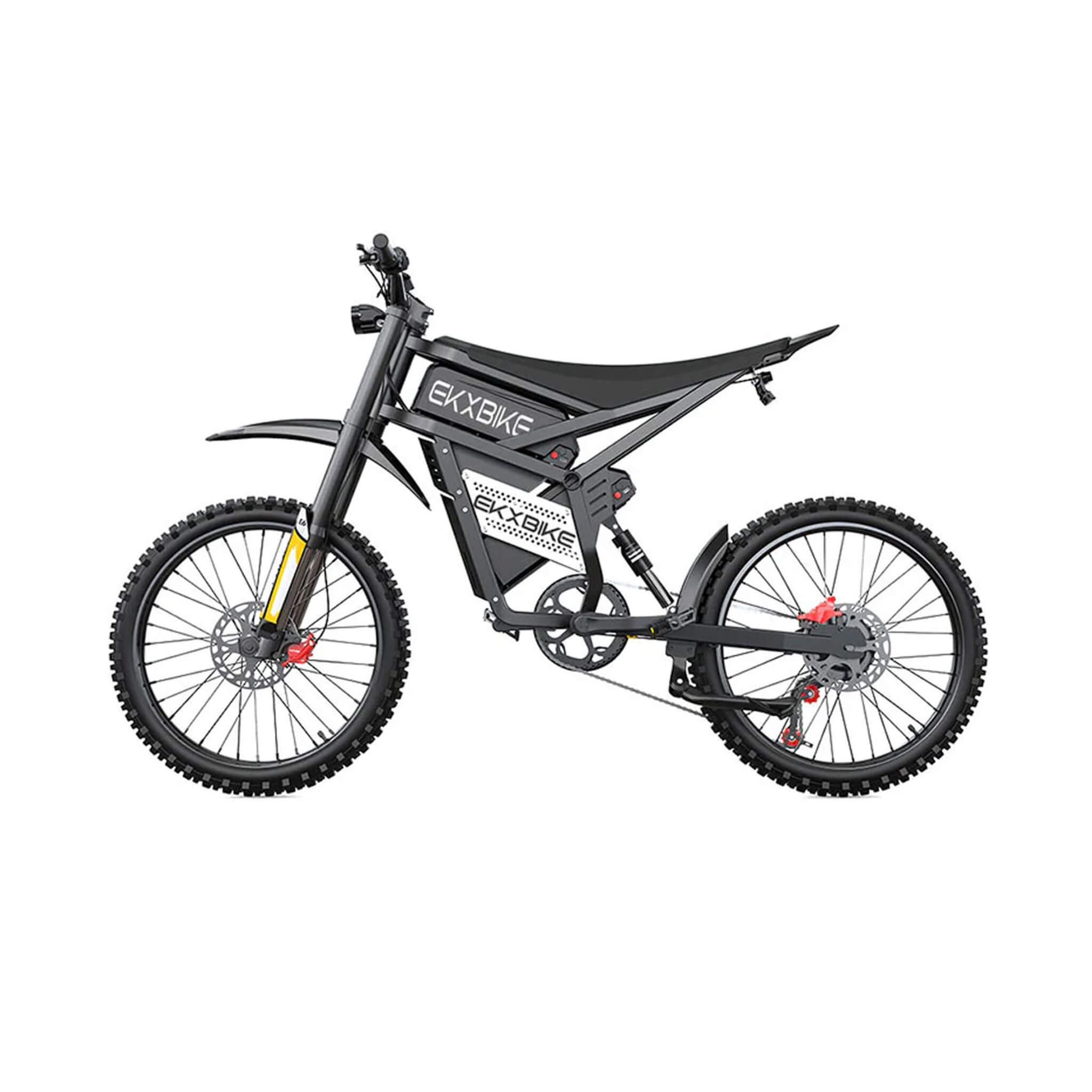 EKX E6 3000W 52V/40AH Premium Electric Carbon Steel Off-Road Mountain Dirt Bike (SAK18315)
