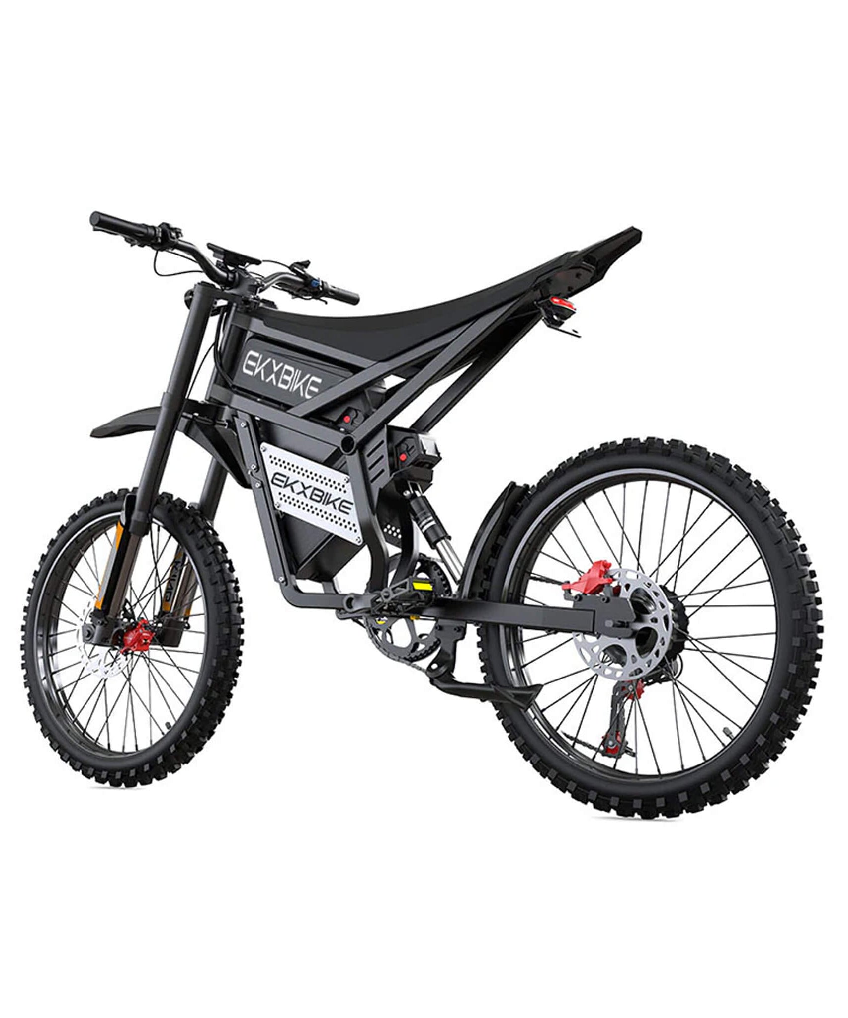 EKX E6 3000W 52V/40AH Premium Electric Carbon Steel Off-Road Mountain Dirt Bike (SAK18315)