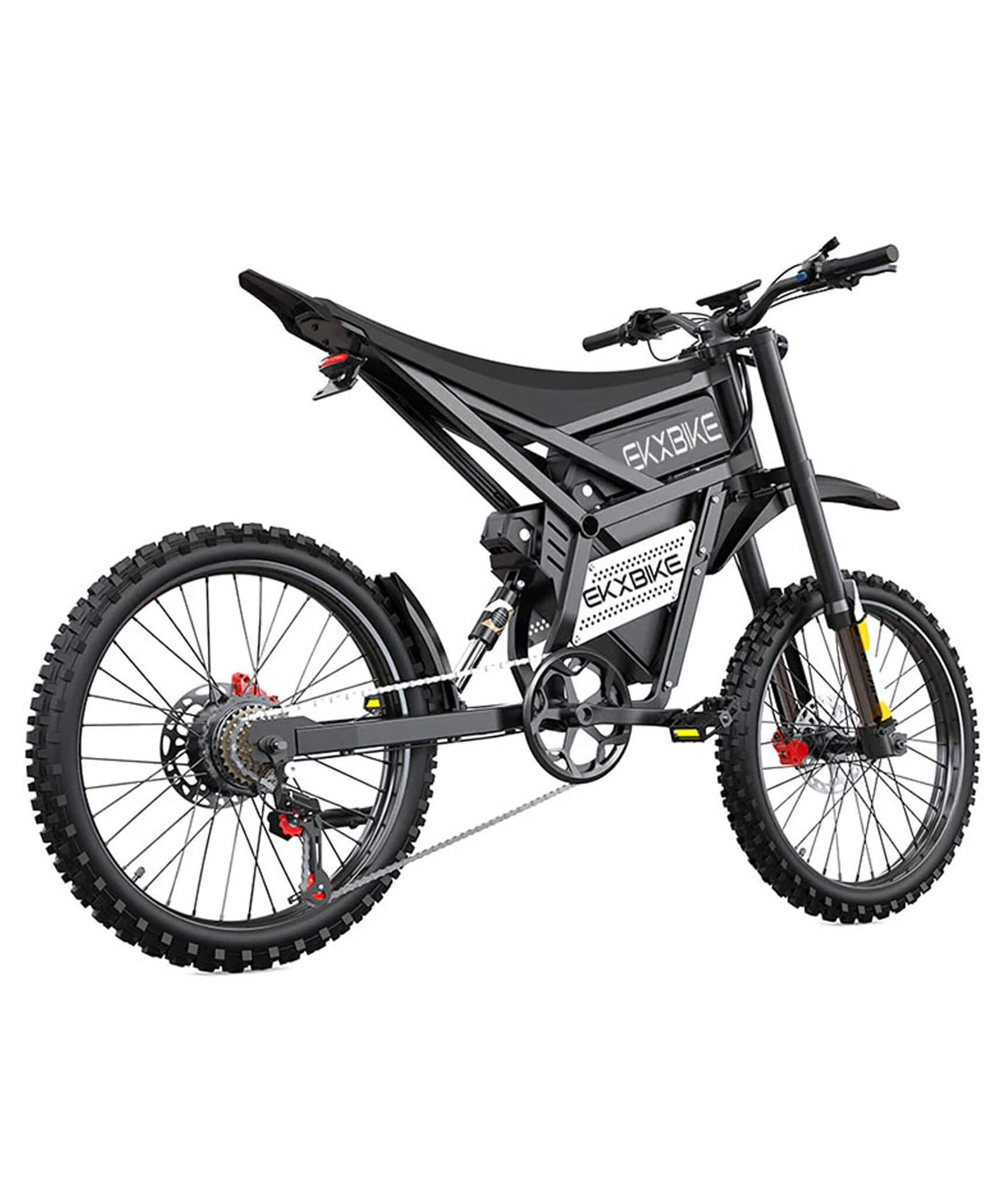 EKX E6 3000W 52V/40AH Premium Electric Carbon Steel Off-Road Mountain Dirt Bike (SAK18315)