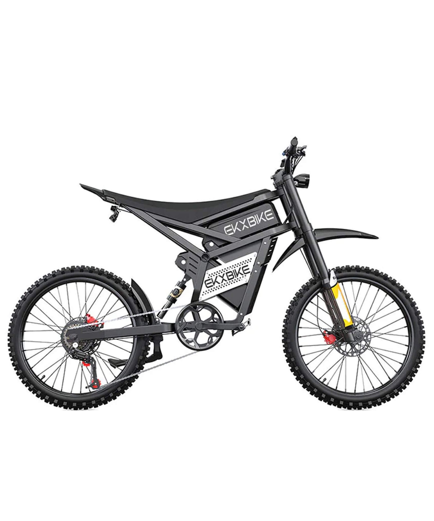 EKX E6 3000W 52V/40AH Premium Electric Carbon Steel Off-Road Mountain Dirt Bike (SAK18315)