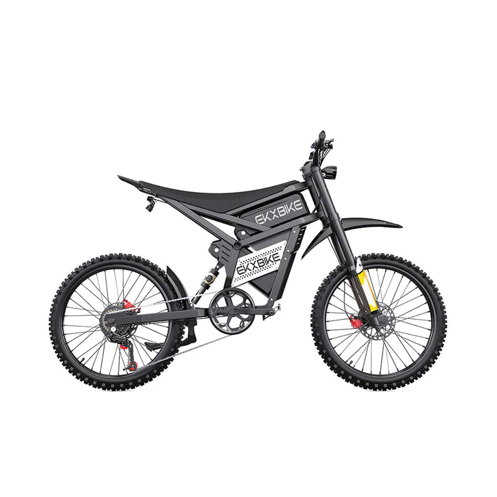 EKX E6 3000W 52V/40AH Premium Electric Carbon Steel Off-Road Mountain Dirt Bike (SAK18315)