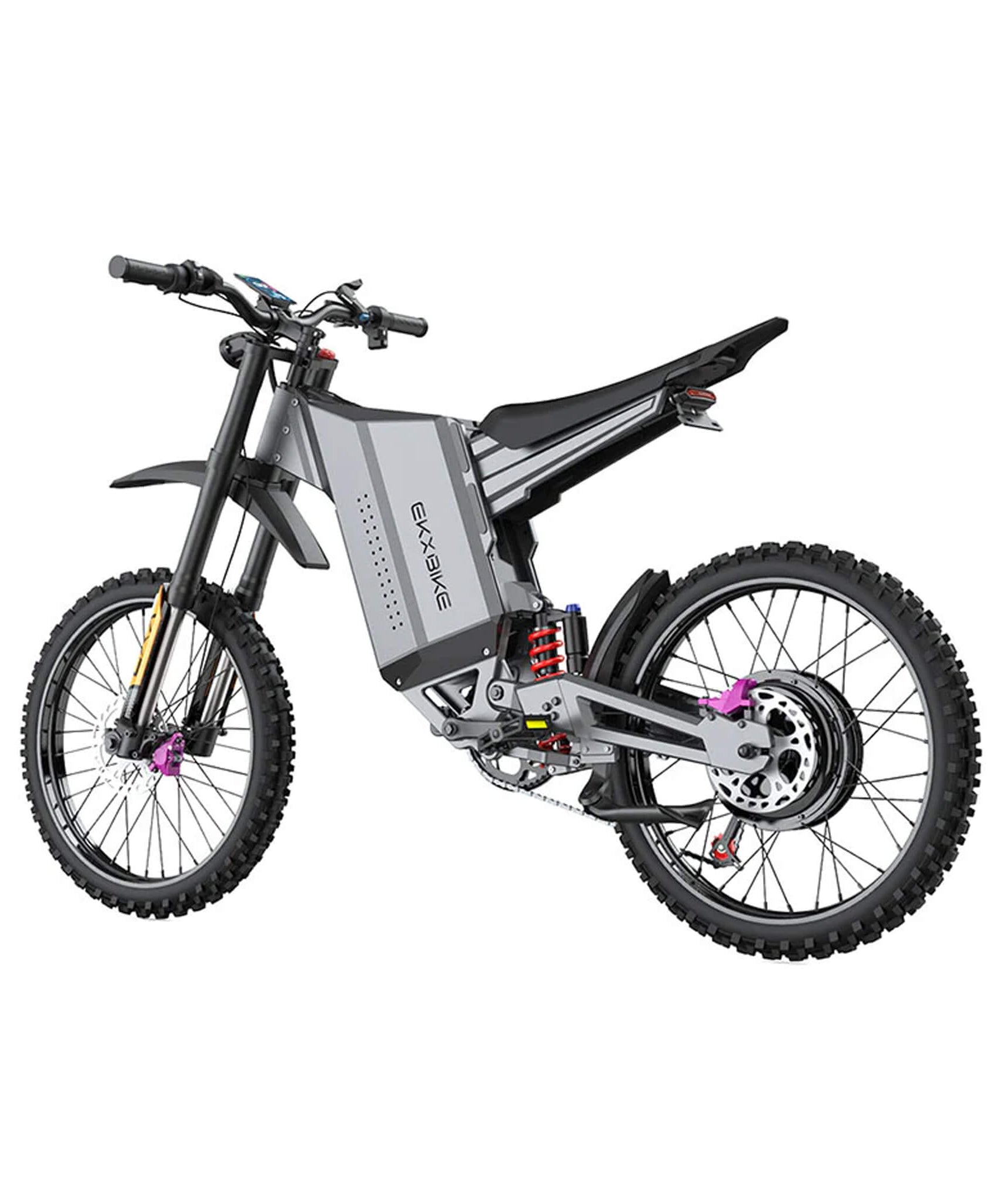 EKX GTS 8000W 72V/30AH Premium Electric High-Strength Steel Pipe Off-Road Mountain Dirt Bike (SAK31684)