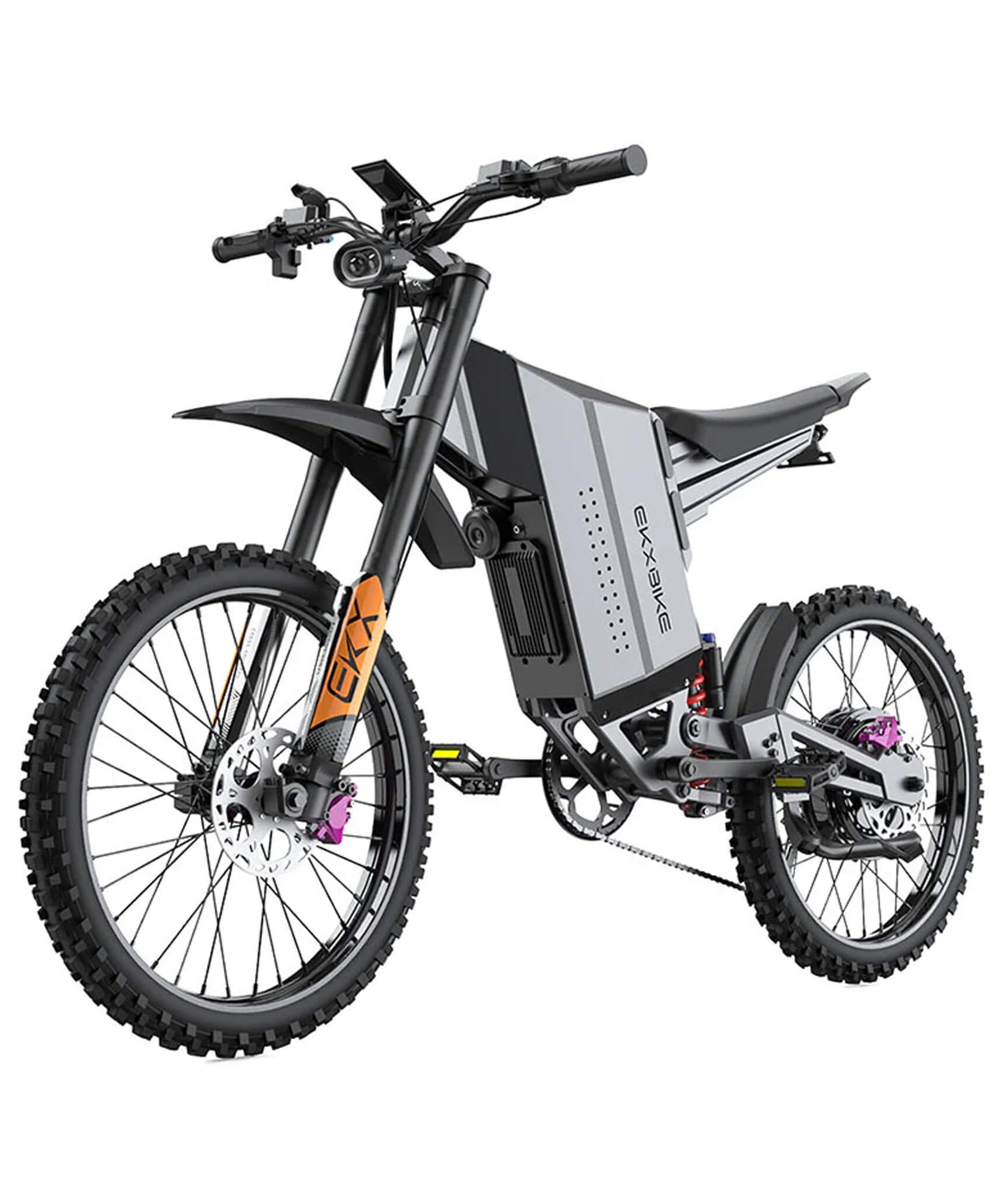 EKX GTS 8000W 72V/30AH Premium Electric High-Strength Steel Pipe Off-Road Mountain Dirt Bike (SAK31684)