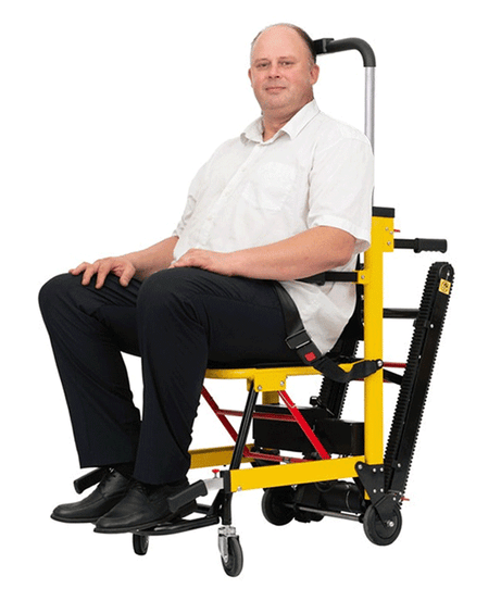 Motivo Heavy-Duty Electric Motorized Handicap Elderly EMS Home Stair Climbing Wheelchair Lift, 350LBS [FDA-Approved] (SAK54615)