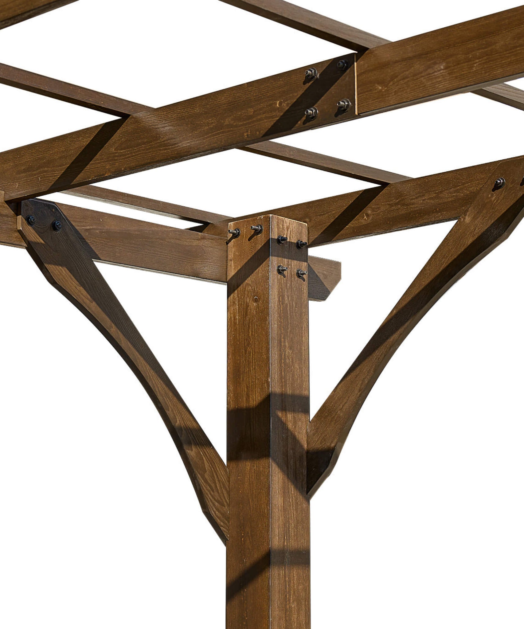 [10X12FT] Alora Premium Outdoor Brown Cedar Wood Pergola For Spacious Patios (SAK45639)