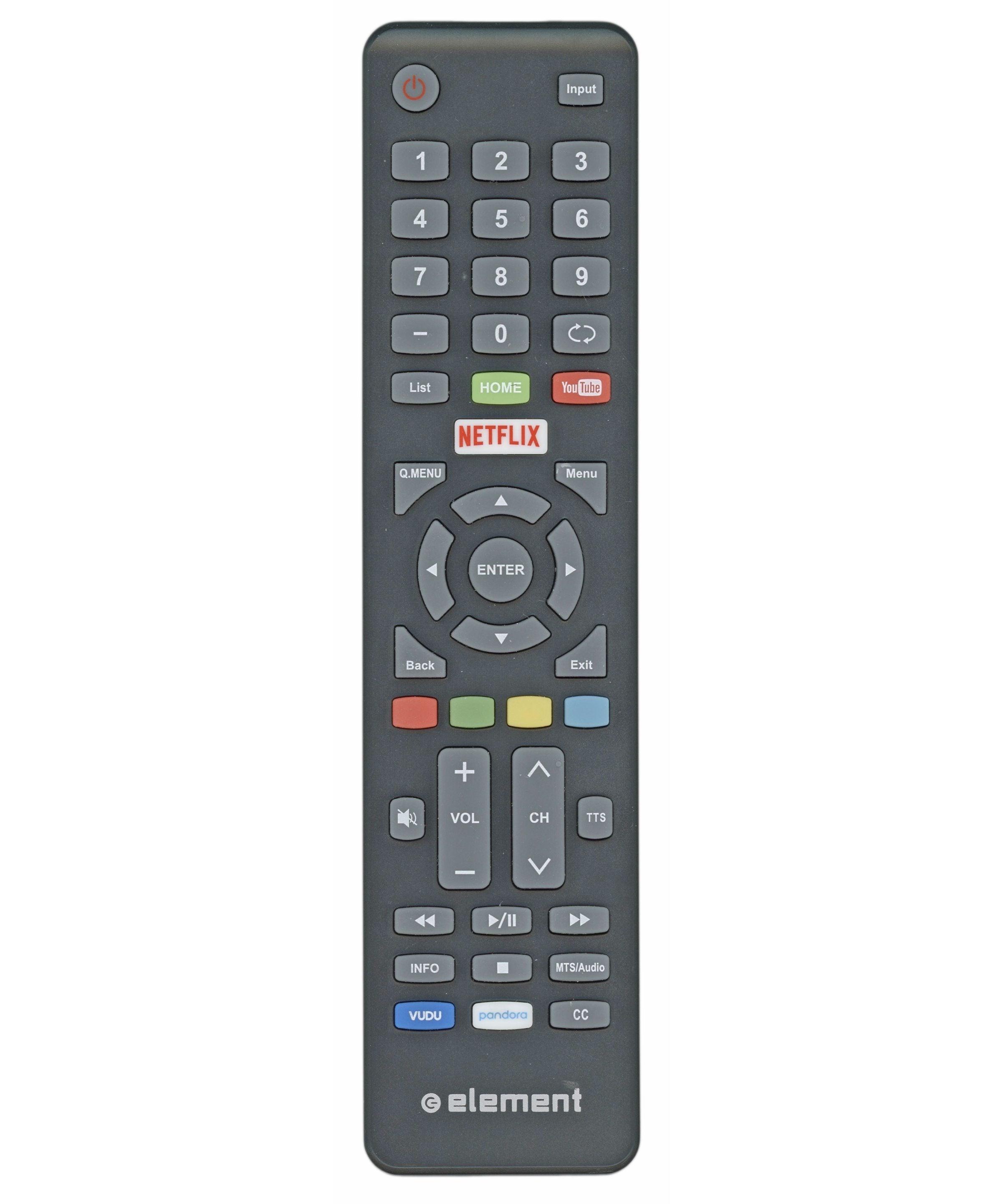 Element E4SFT5517REM TV Remote Control - E4SFT5517REM