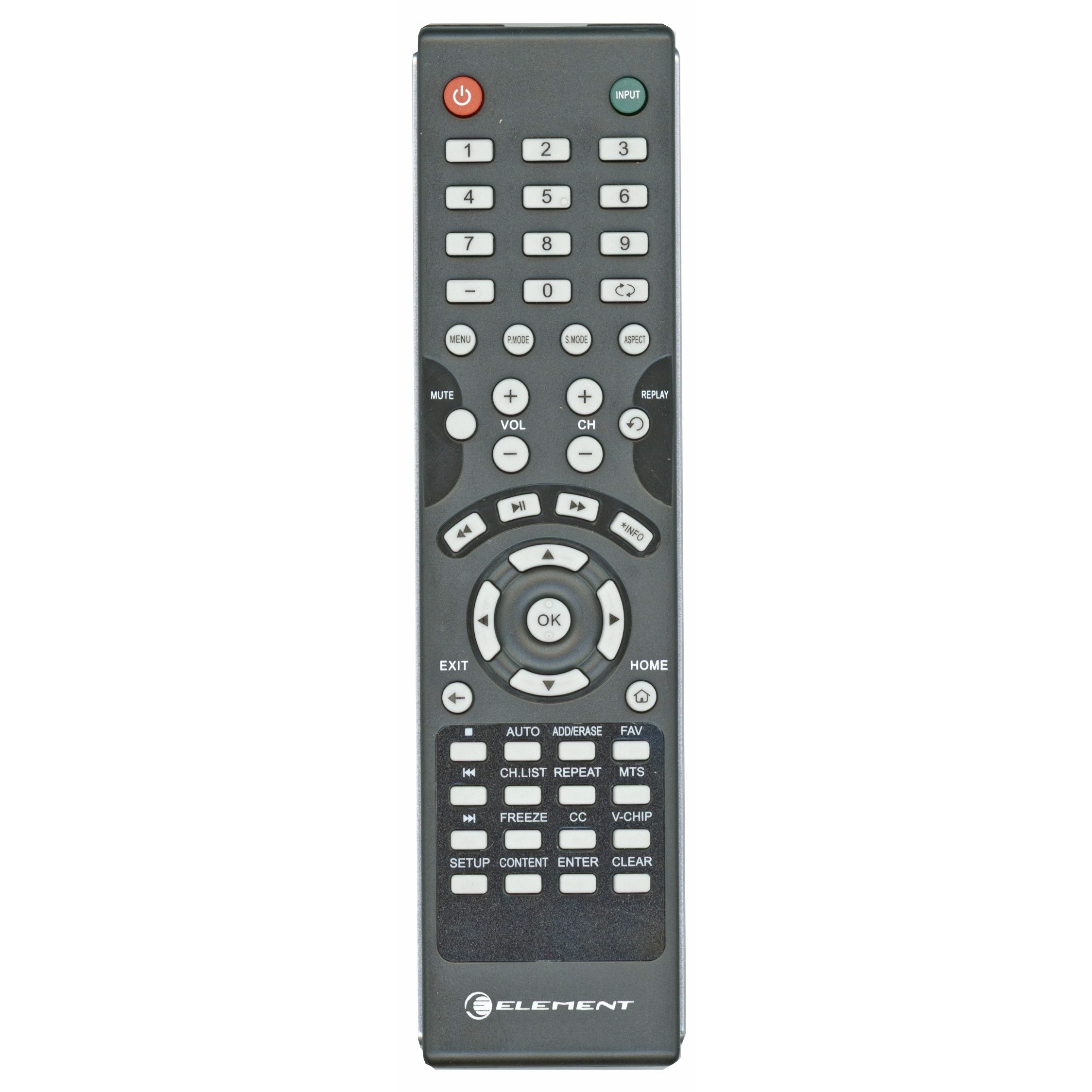 Element JX8040A TV Combo Remote Control