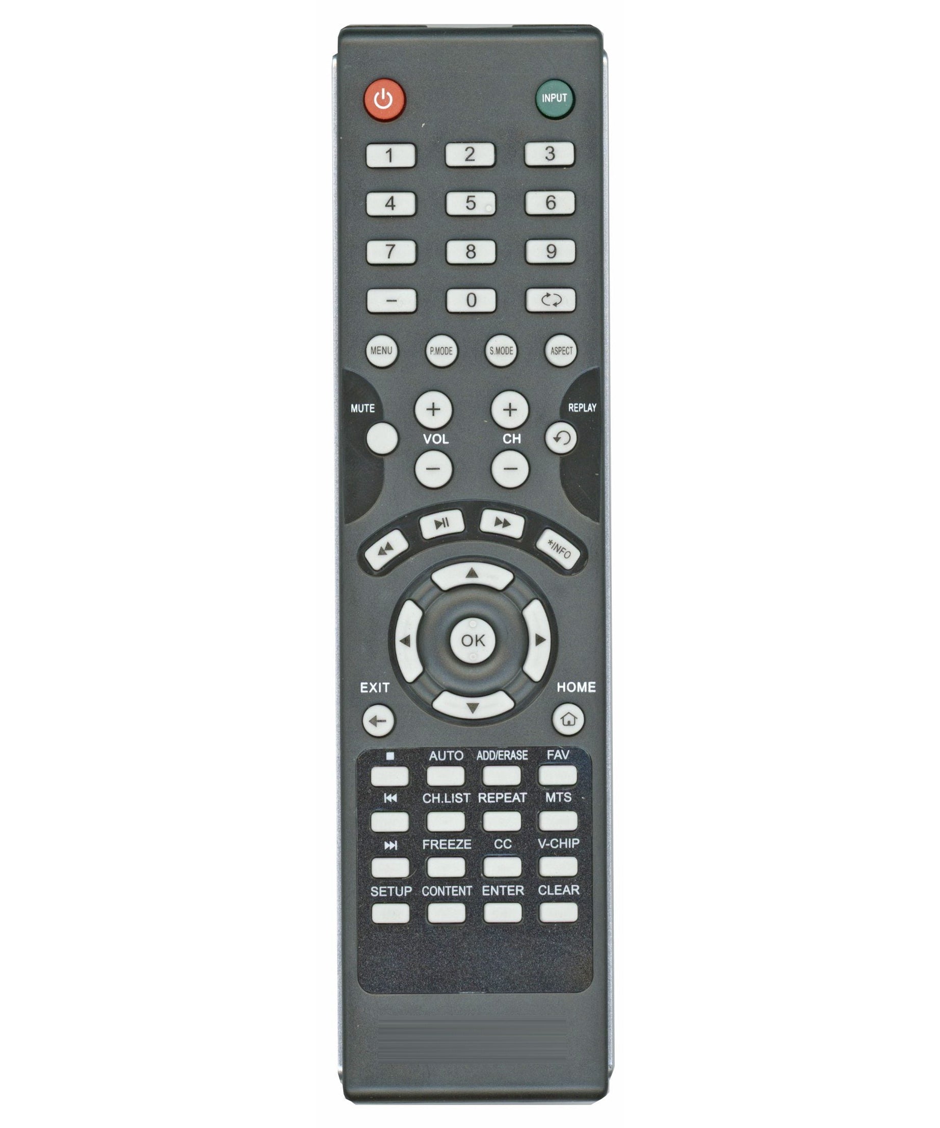 Element JX8040A TV Combo Remote Control