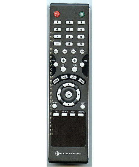 Element JX8061A TV Remote Control