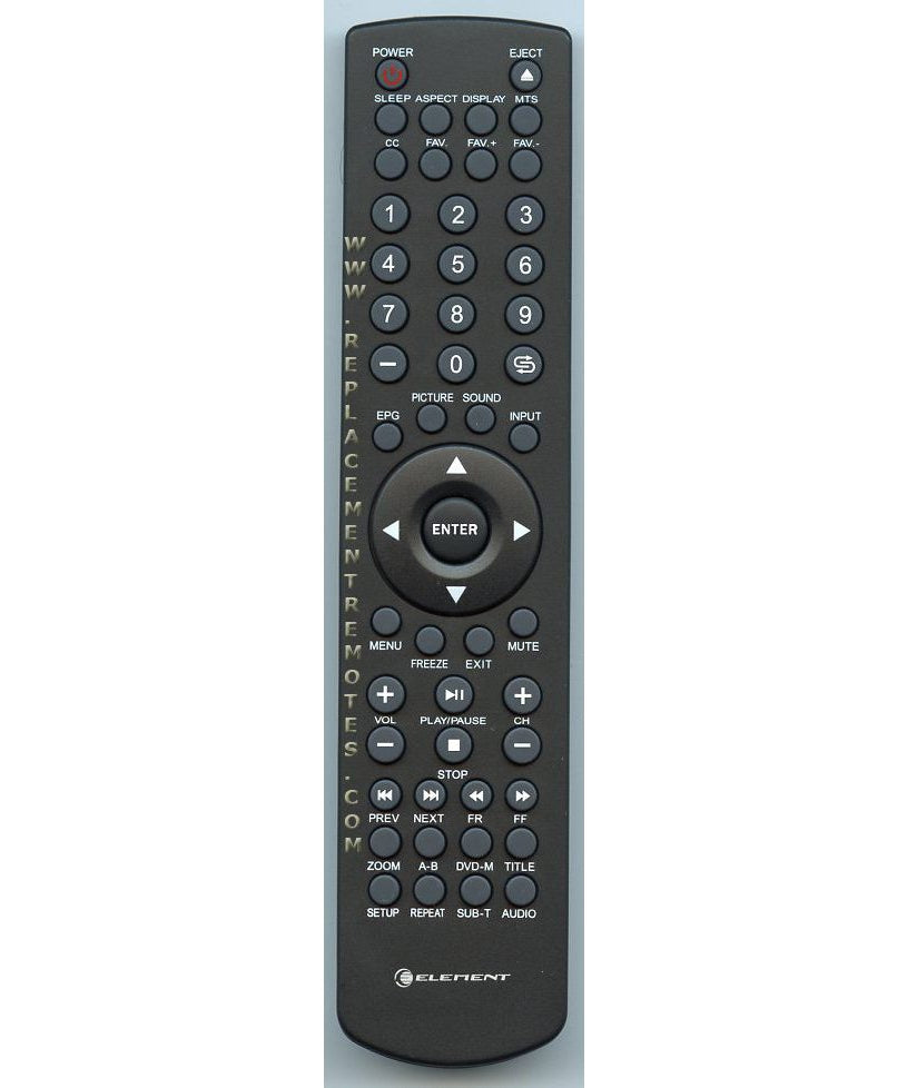 Element RE20QP06 TV Remote Control