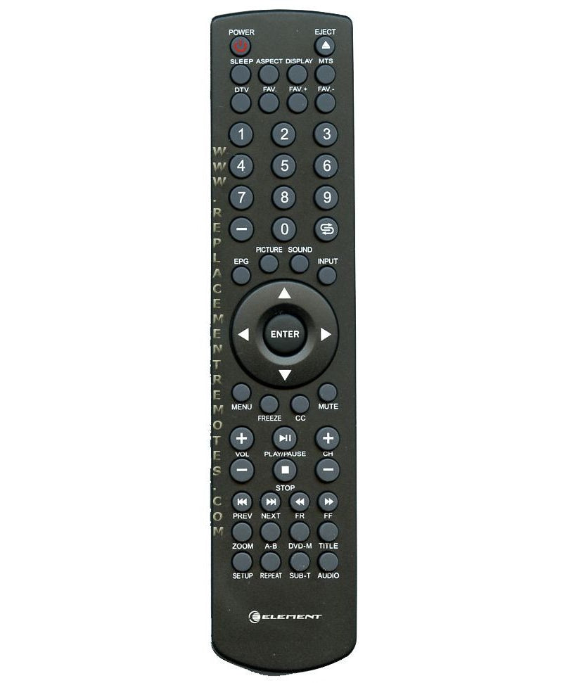Element RE20QP08 TV Remote Control