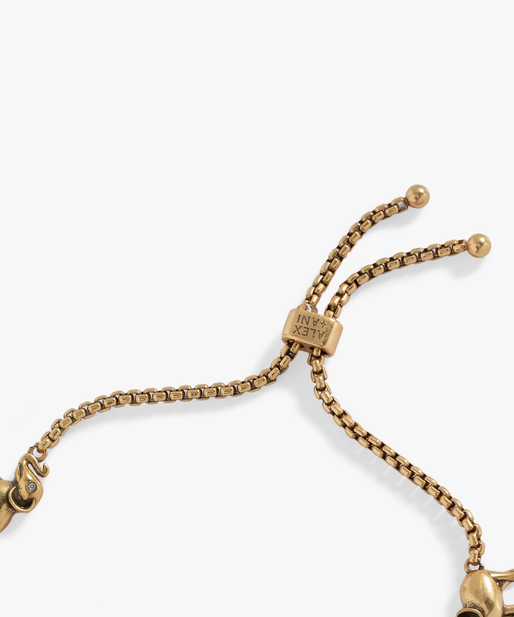 Elephant Crystal Bolo Bracelet