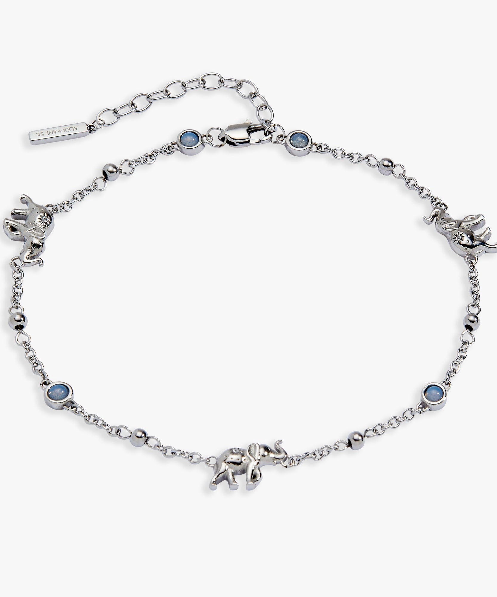 Elephant Inline Charm Anklet