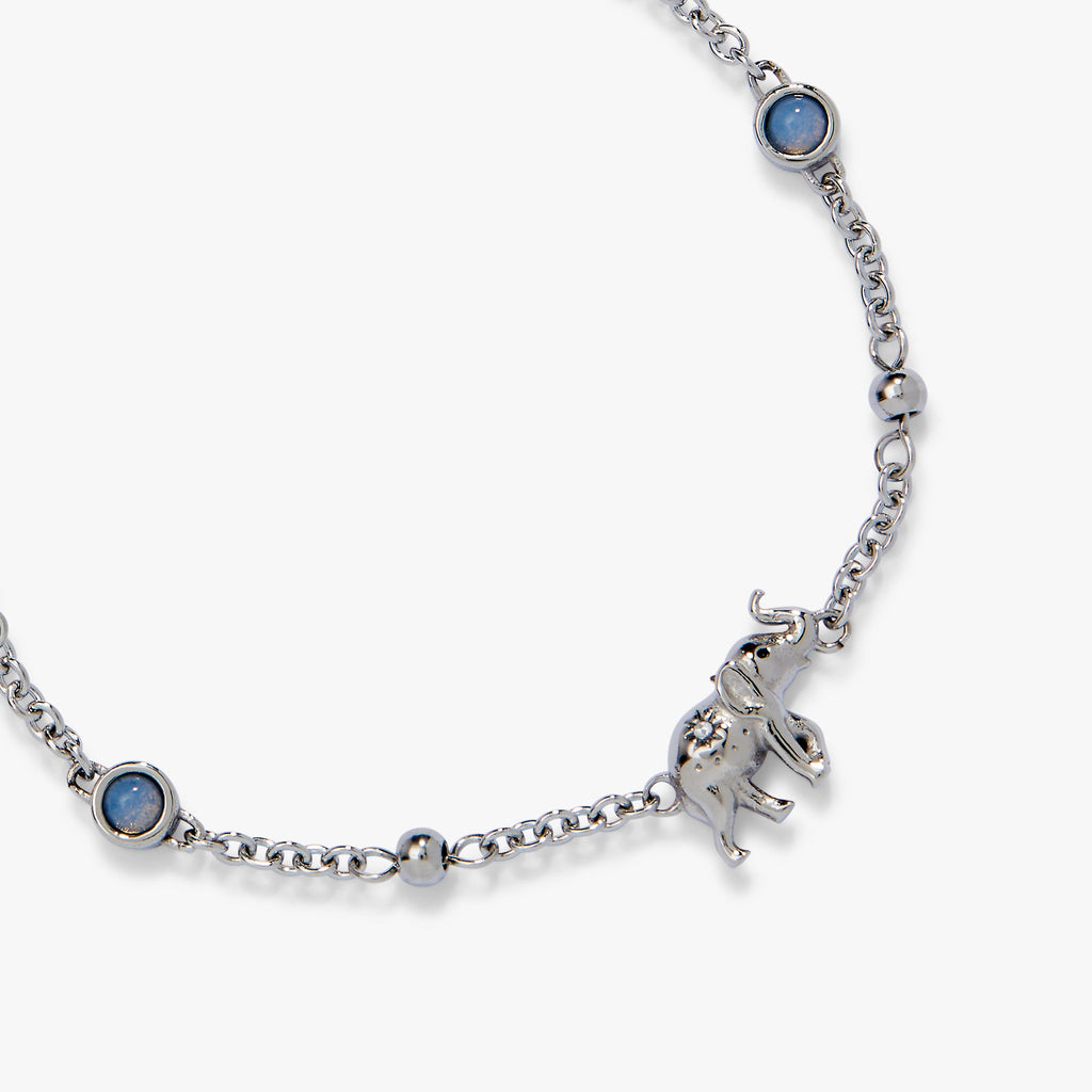 Elephant Inline Charm Anklet