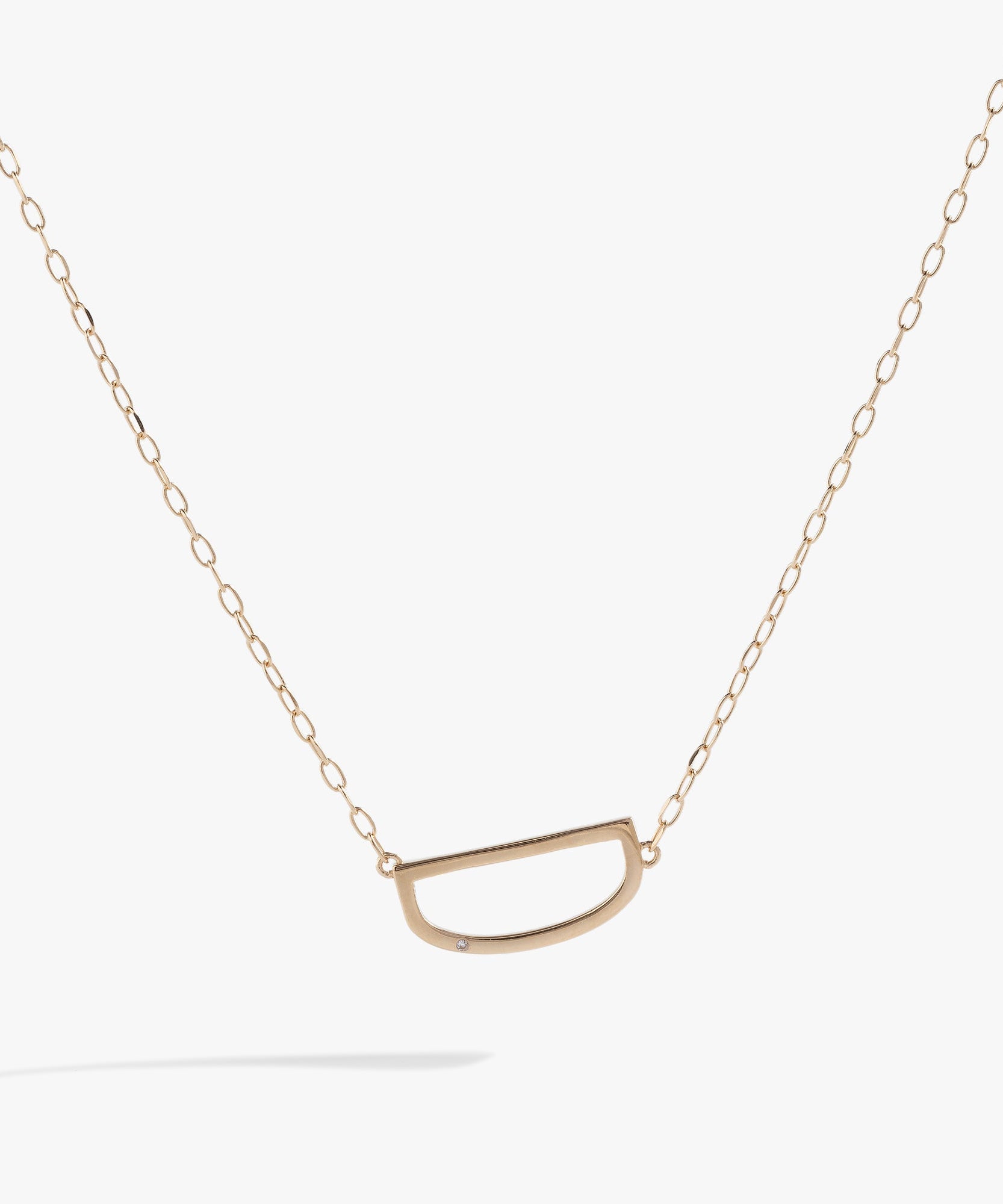 Initial D Precious Elongated Necklace